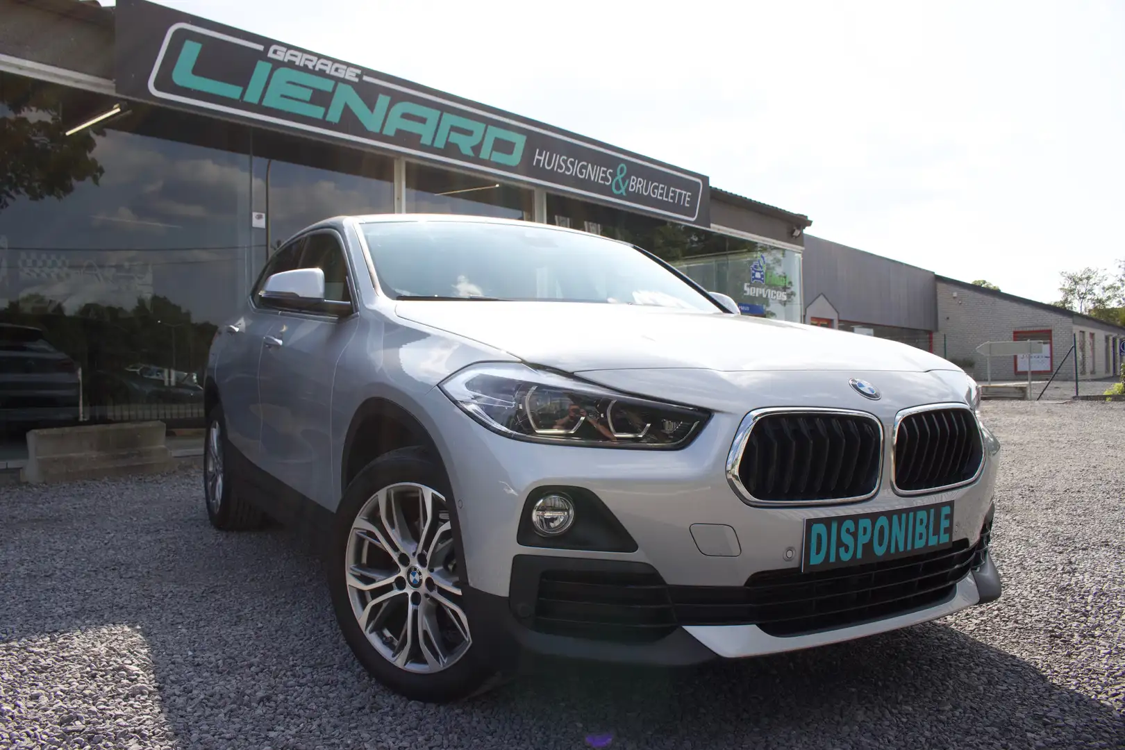 BMW X2 1.5 dA sDrive16 SPORT*GPS*CRUISE*CUIR*LED*GARANTIE Grijs - 1