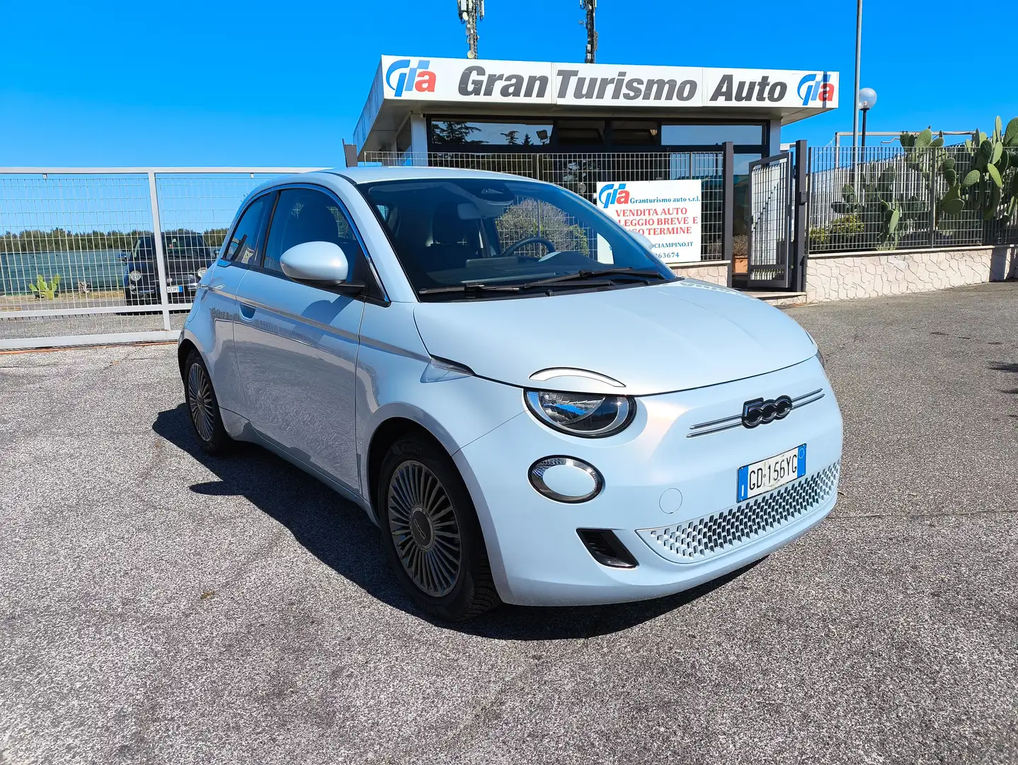 Fiat 500e 42 kWh Icon PREZZO REALE! 14000KM Blu/Azzurro - 1