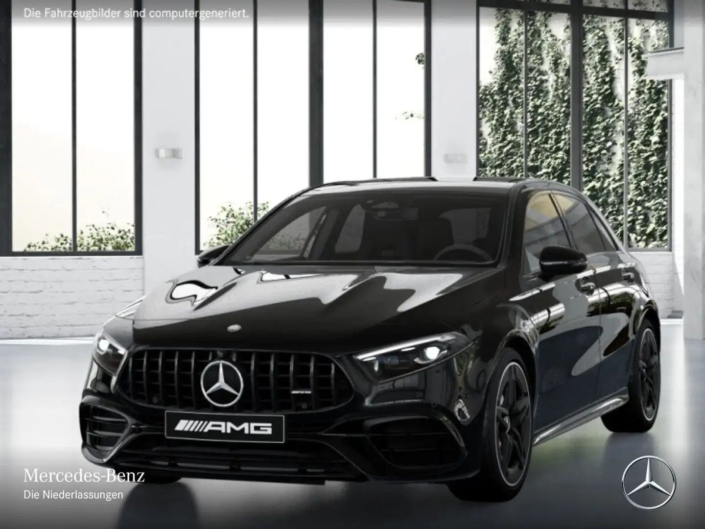Mercedes-Benz A 45 AMG A 45 S 4M Kompakt DRIVERS+PANO+360°+MULTIBEAM+HUD Schwarz - 2