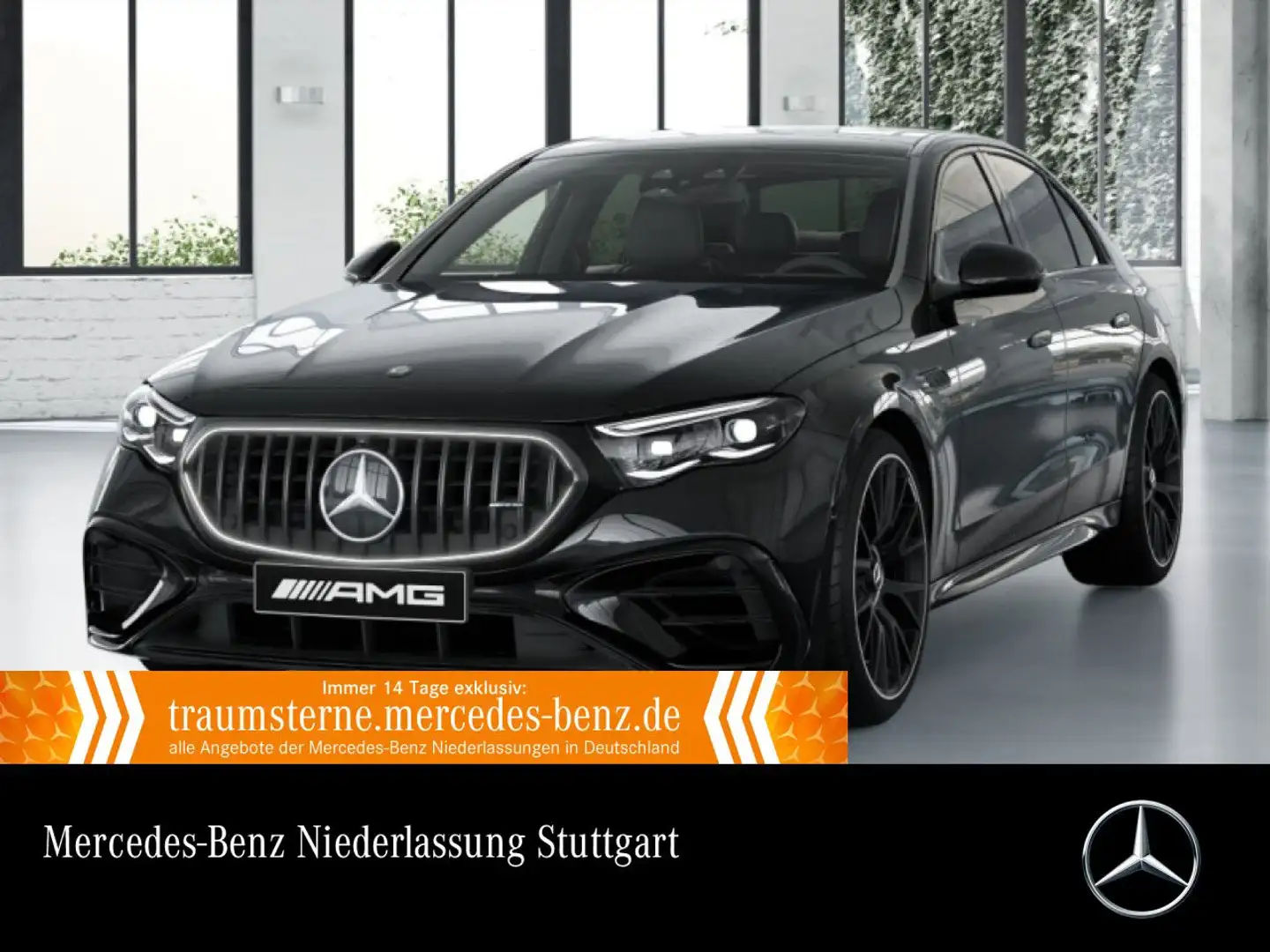 Mercedes-Benz E 53 AMG 4M Hybrid Fahrass 360° Pano Burmester HUD Schwarz - 1