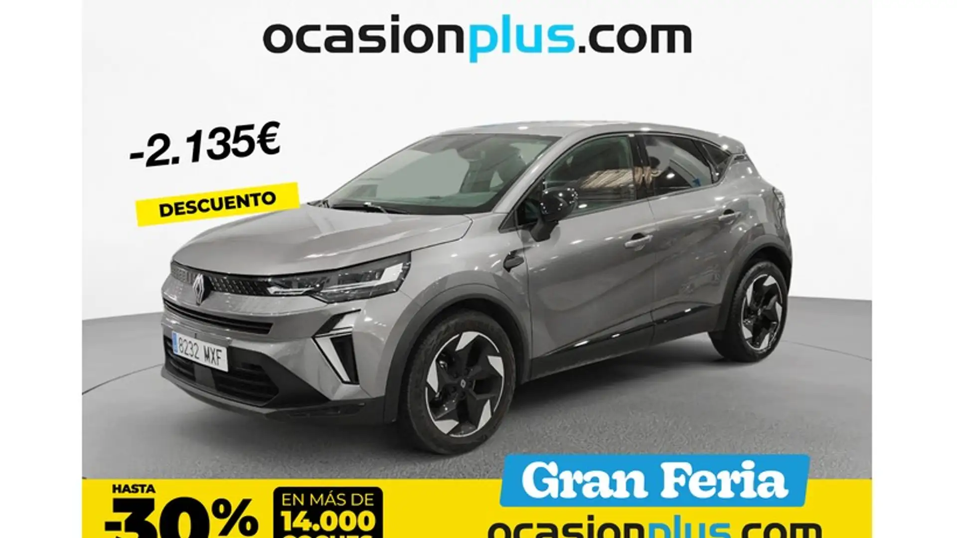 Renault Captur TCe Techno 67kW Gris - 1