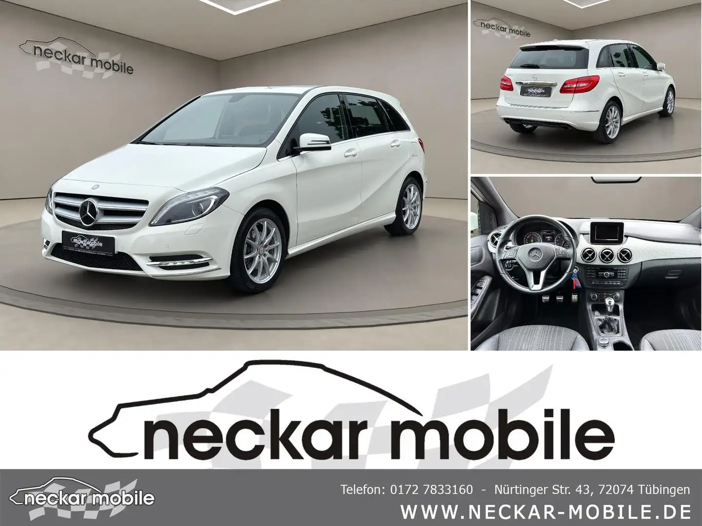 Mercedes-Benz B 180 Sportpaket Xenon Navi Parkassi PDC Sitzhzg Weiß - 1