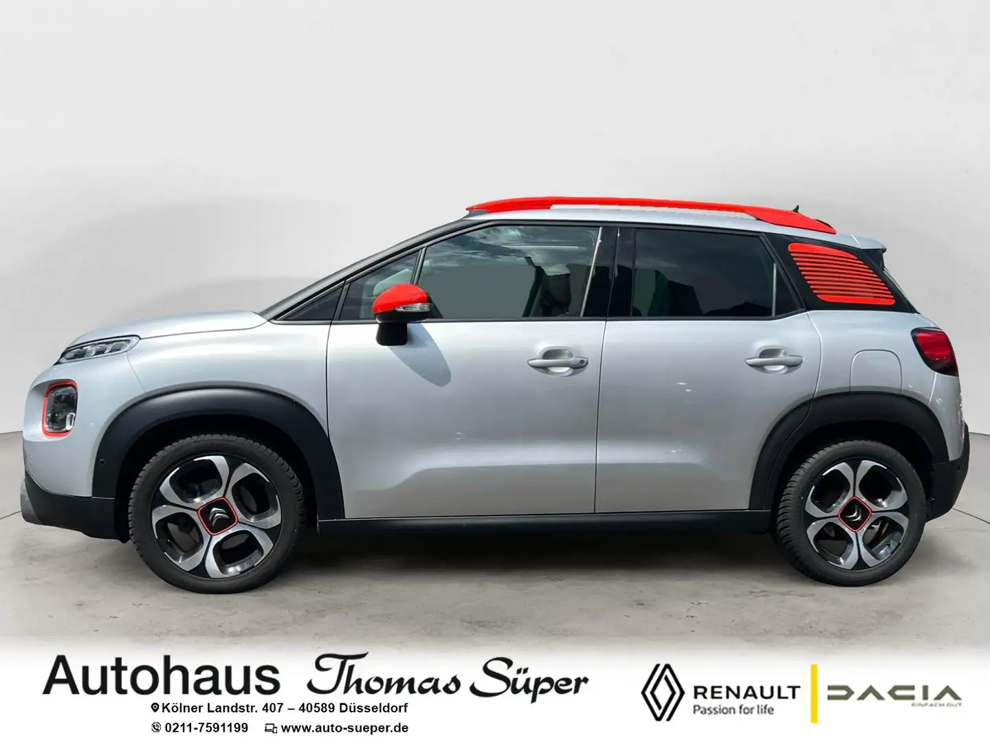 Citroen C3 Aircross PureTech 110 NAVI KAMERA PANO CARPLAY PARK-ASSIST Argent - 2