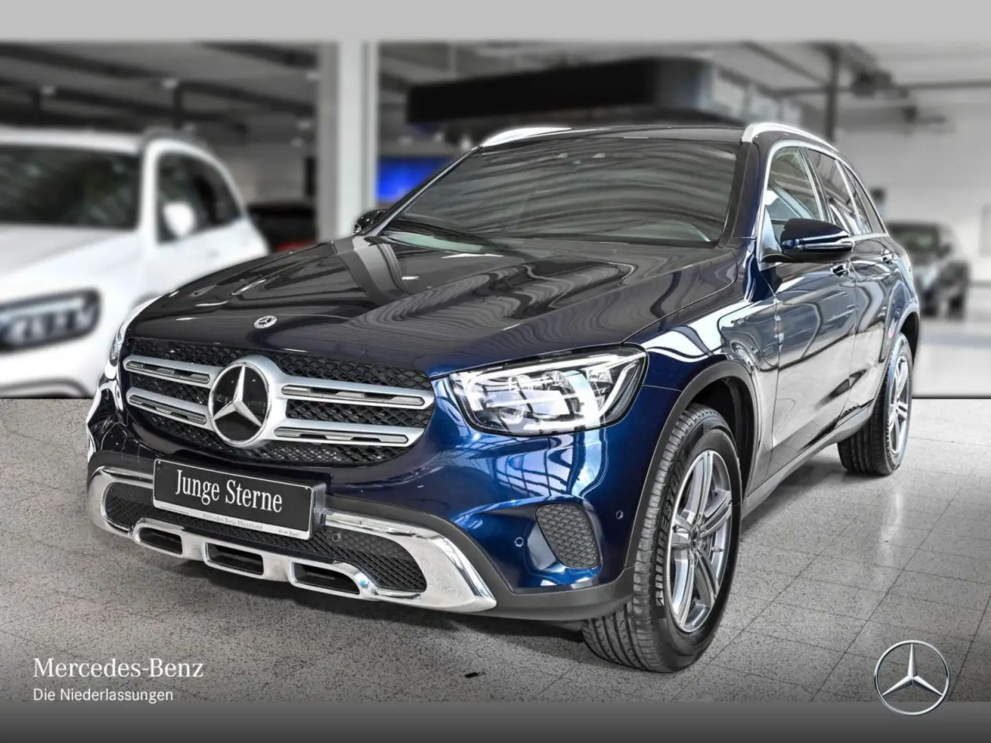 Mercedes-Benz GLC 300 e 4M AHK+LED+KAMERA+SPUR+TOTW+KEYLESS+9G Blau - 2