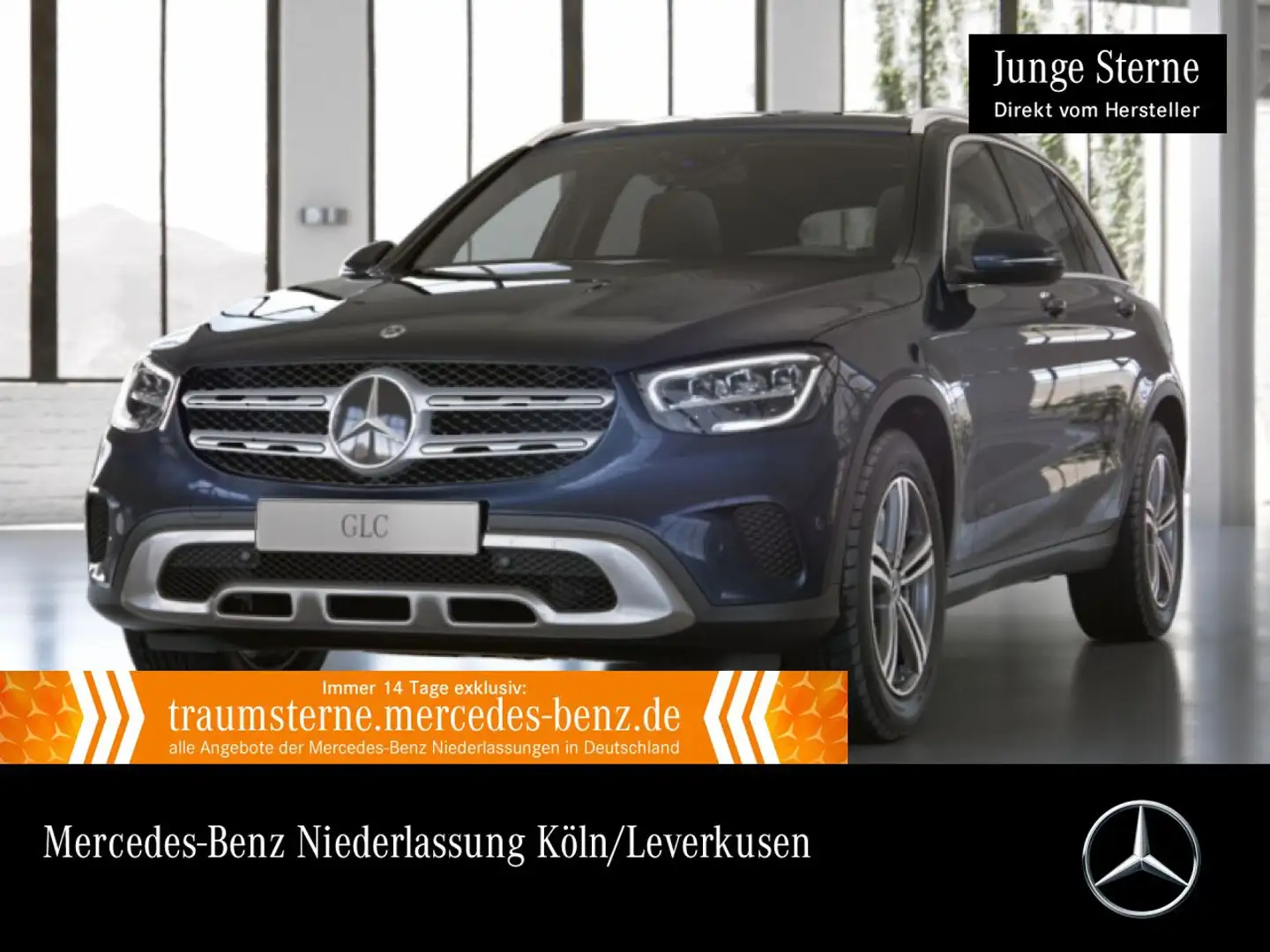 Mercedes-Benz GLC 300 e 4M AHK+LED+KAMERA+SPUR+TOTW+KEYLESS+9G Blau - 1