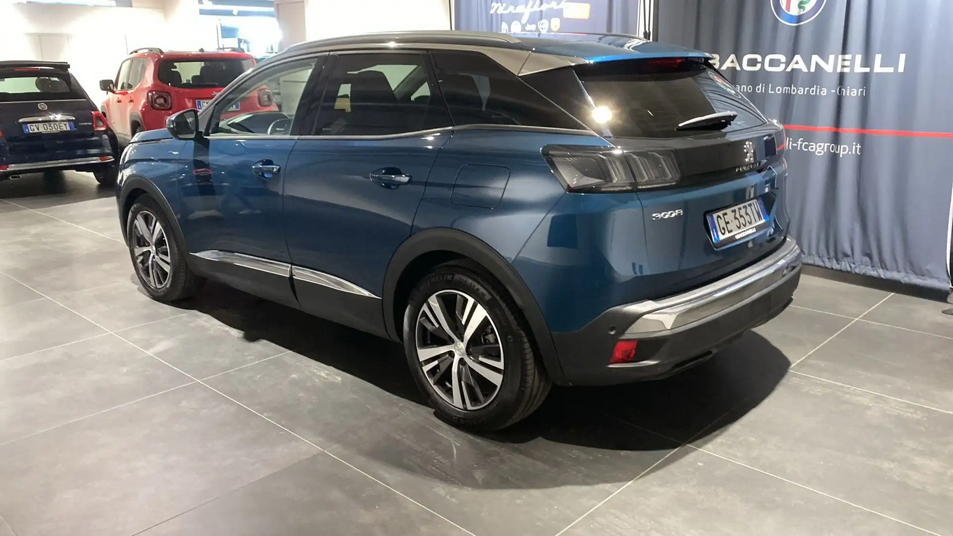 Peugeot 3008 Hybrid 225 e-EAT8 Allure Pack Niebieski - 2