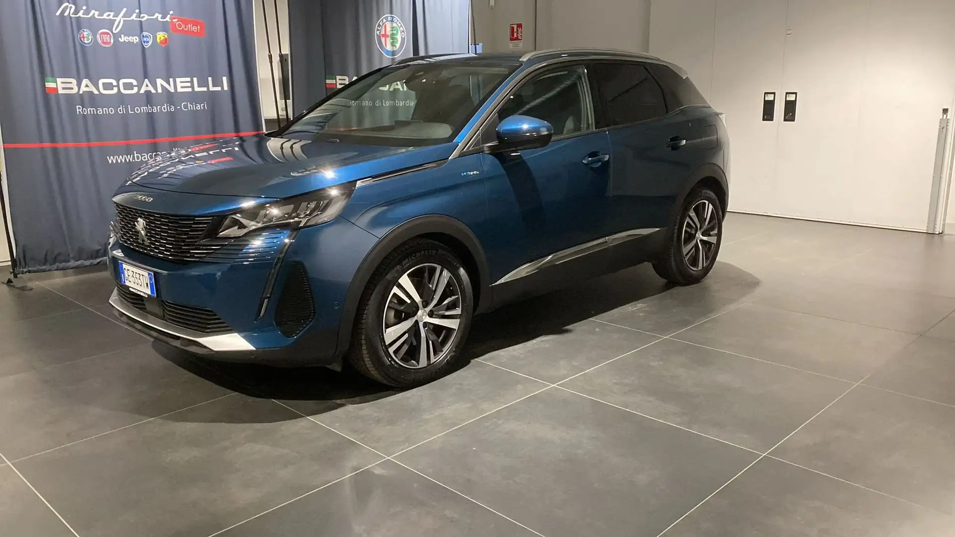 Peugeot 3008 Hybrid 225 e-EAT8 Allure Pack Niebieski - 1