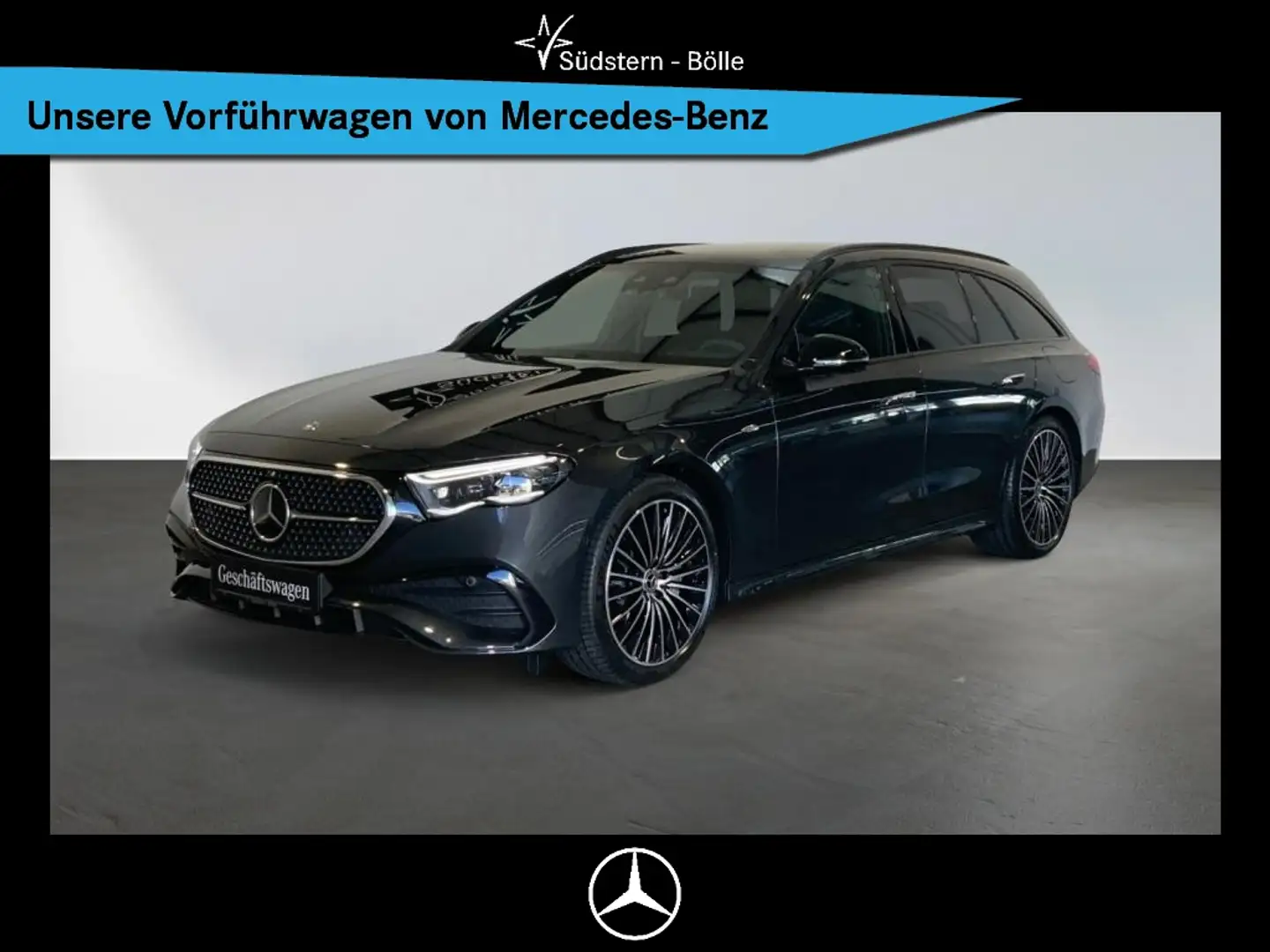 Mercedes-Benz E 300 de 4M T +AMG+DISTRO+NAVI+SHZ+AMBIENTE+AHK Grau - 1