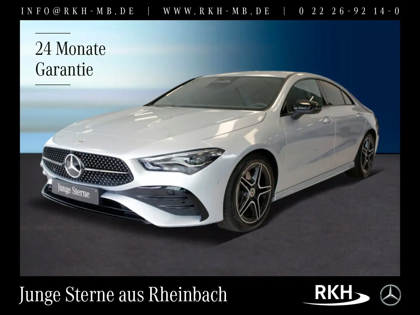 Mercedes-Benz CLA 220 CLA 220 4M Coupé AMG Line Night/360°/Totw./Distr Argent - 1
