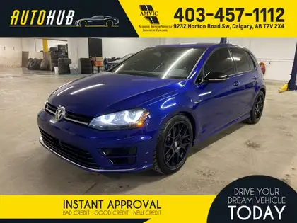 Blue 2016 Volkswagen Golf R 4-Door with DCC and Navigation Hatchback All-Wheel Drive 6-Speed Dual Clutch