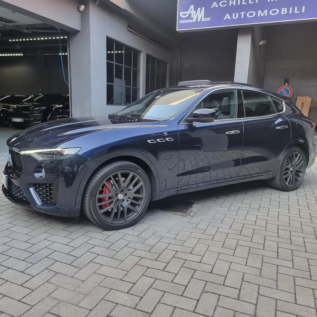Maserati Levante MODENA S 430cv Panorama IVA Bleu - 1
