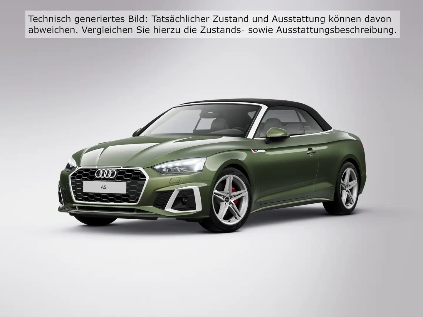 Audi A5 40 TDI S line*Navi*Matrix*Alu*AHK*P Grün - 2