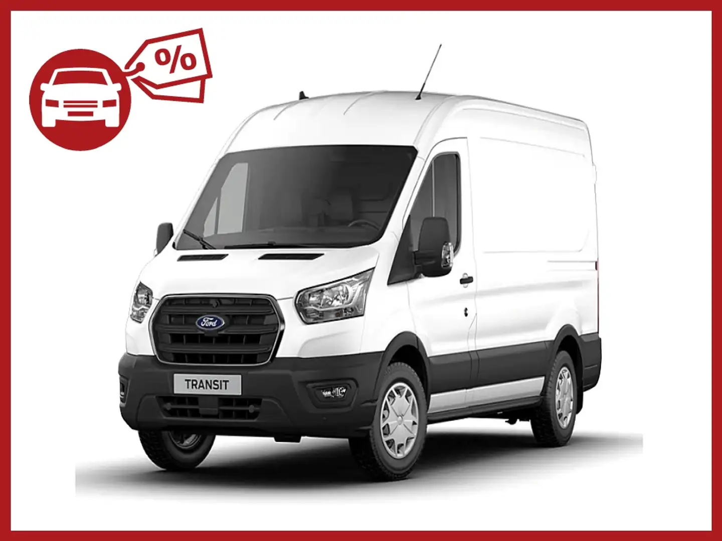 Ford Transit Transit Kasten 2,0 EcoBlue L2H2 350 Trend | FOR... Weiß - 1