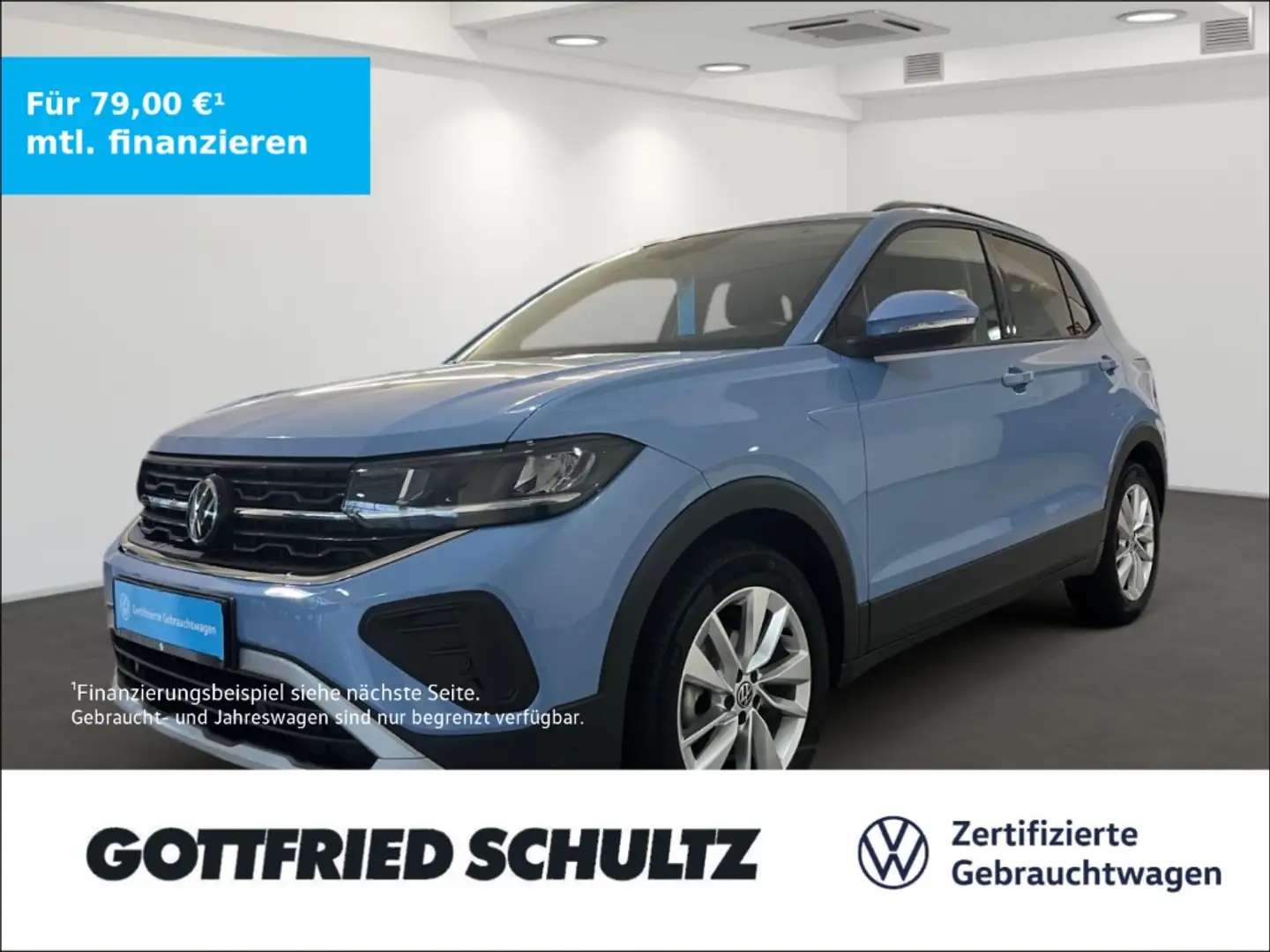 Volkswagen T-Cross 1.0 TSI FACELIFT Life App-Connect Kamera Sitzheizu Blau - 1