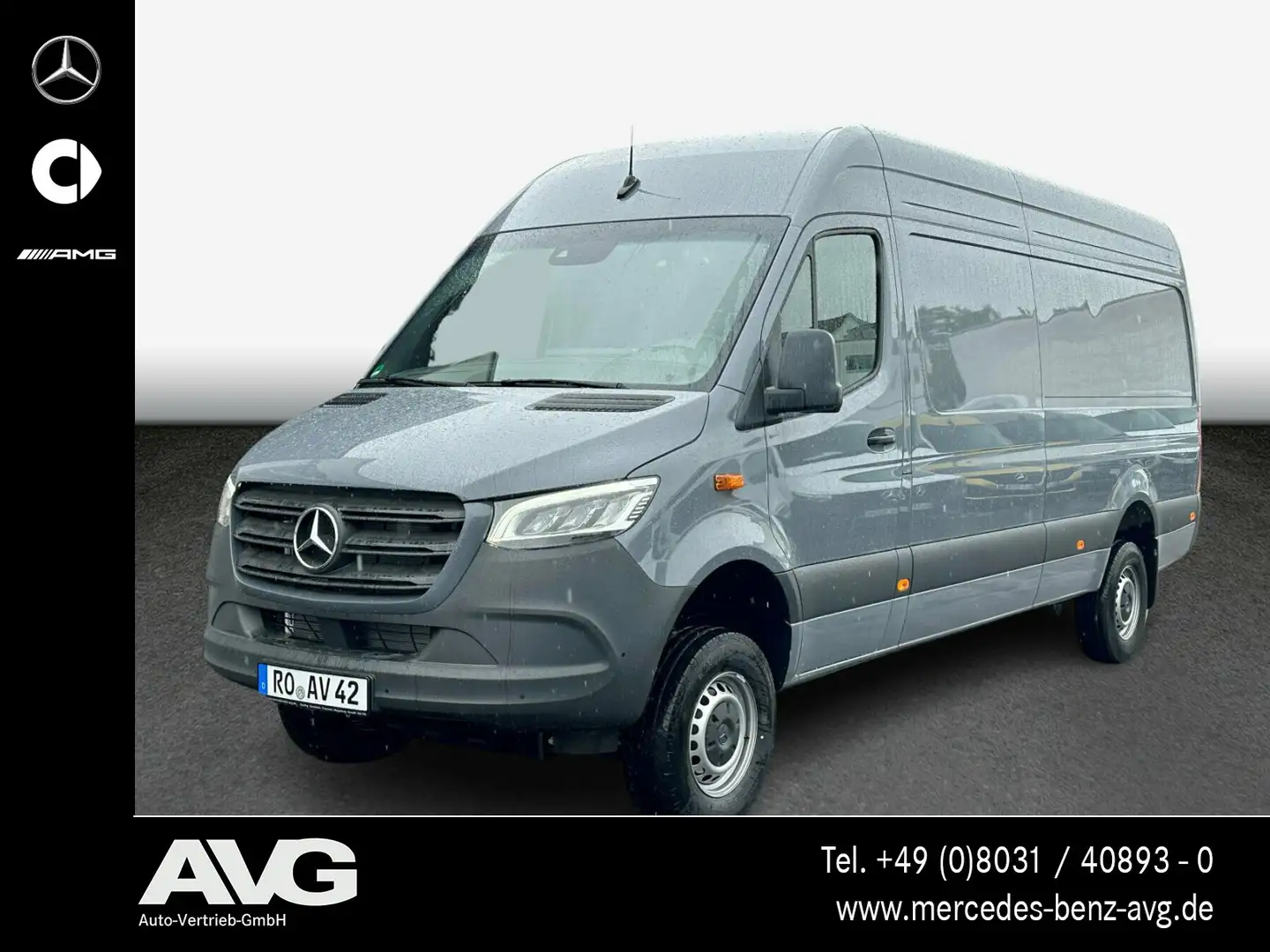 Mercedes-Benz Sprinter 319 CDI 4x4 Hochdach Grigio - 1