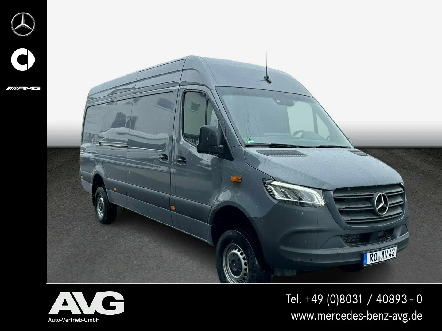 Mercedes-Benz Sprinter 319 CDI 4x4 Hochdach Grigio - 2