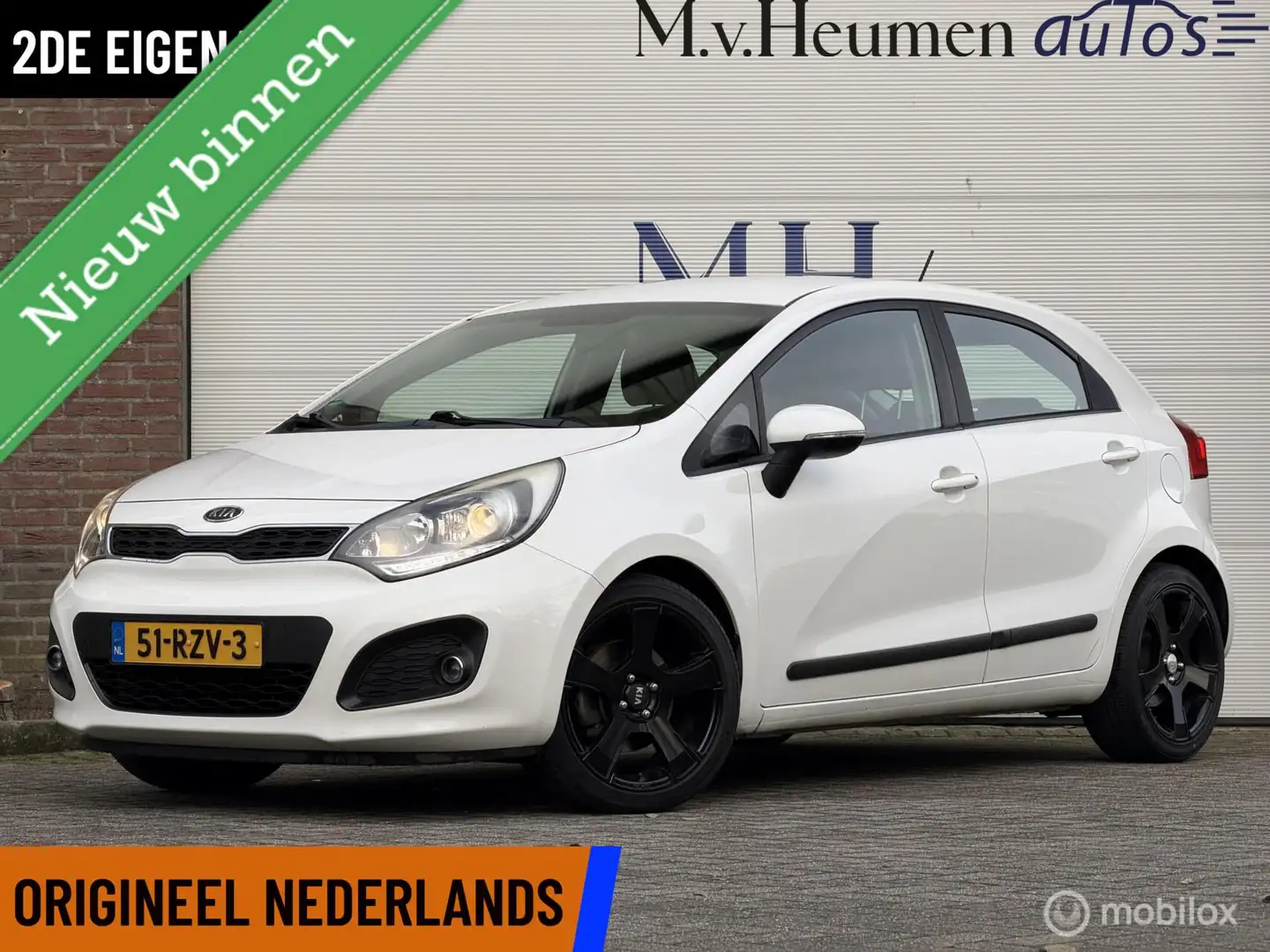 Kia Rio 1.4 102PK Automaat 17'' 2De Eigenaar Org. NED. Par Wit - 1