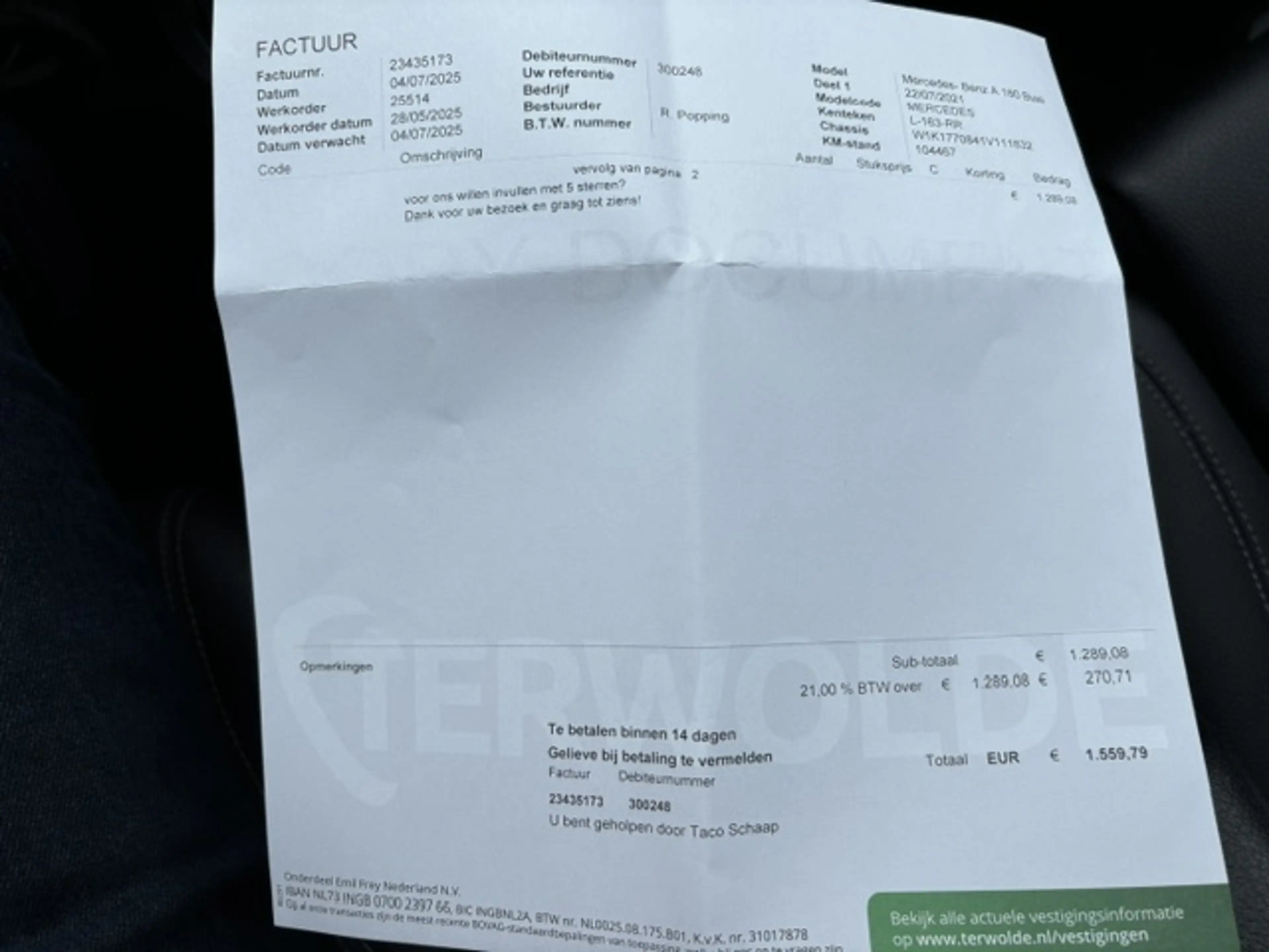 Mercedes-Benz A 180 Business Solution Lmv Pdc Acamera Cruise Navi Nap — photo 28