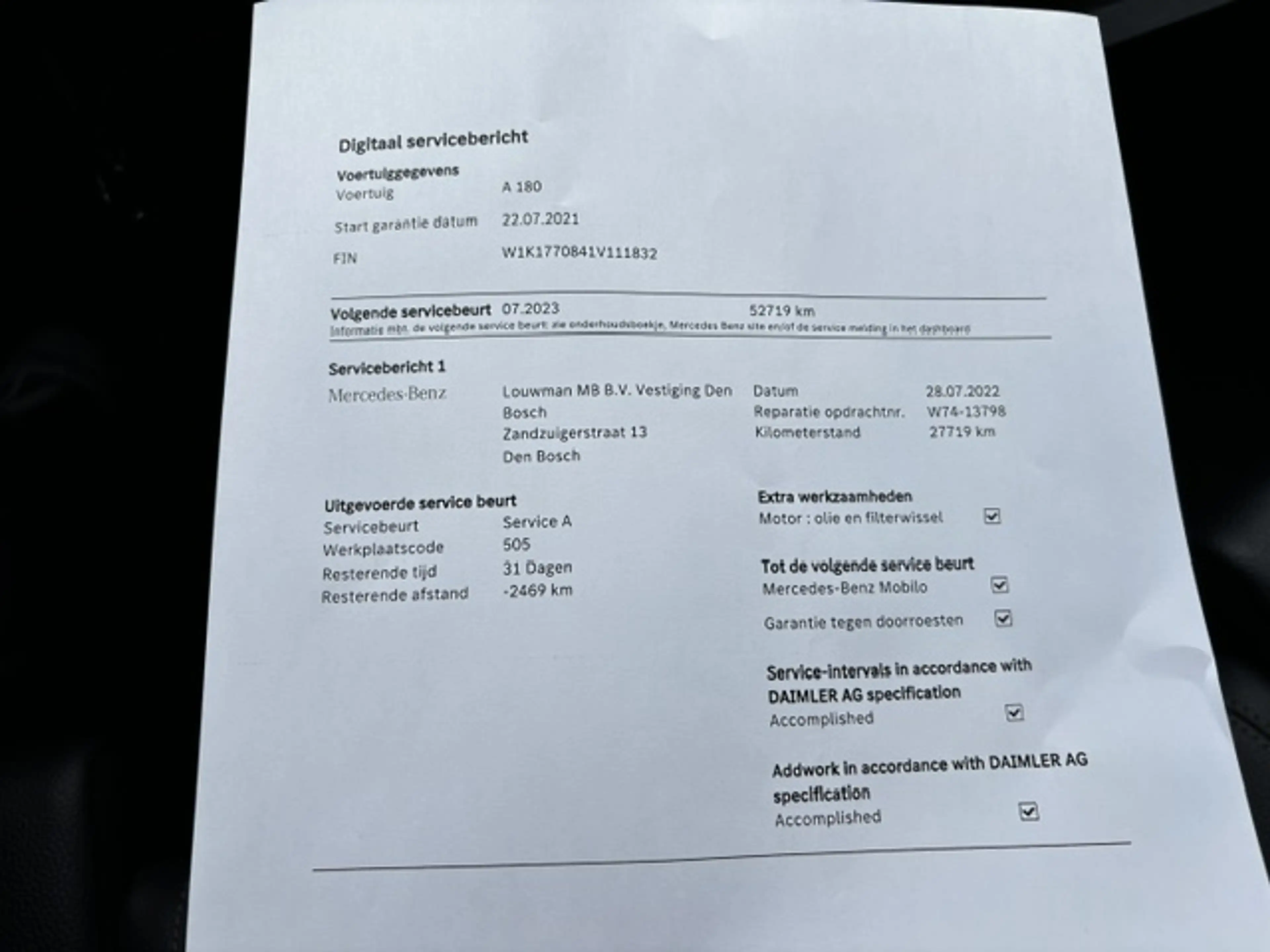 Mercedes-Benz A 180 Business Solution Lmv Pdc Acamera Cruise Navi Nap — photo 30