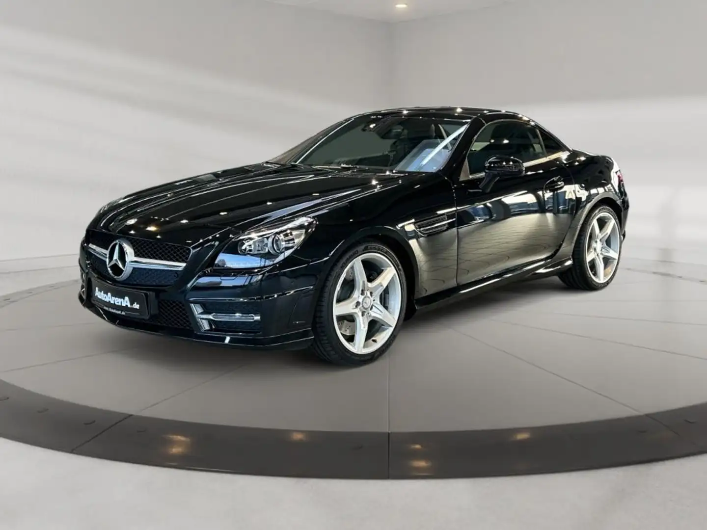 Mercedes-Benz SLK 250 Roadster AMG AMG+Pano+LED+Navi+AUT+Leder Schwarz - 2