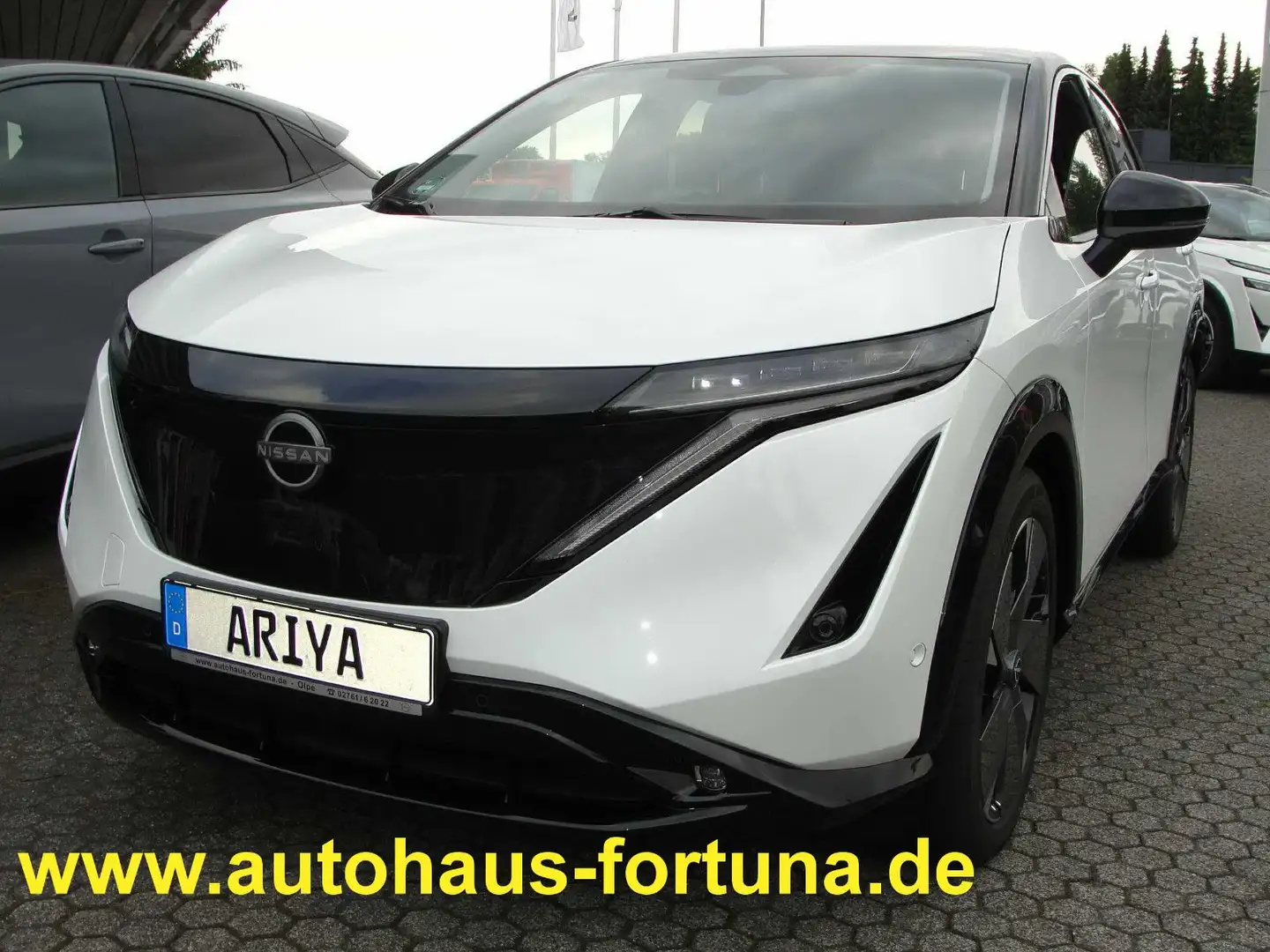 Nissan Ariya Evolve Pack 87 kwh Glasdach 20-Zoll HUD Weiß - 1