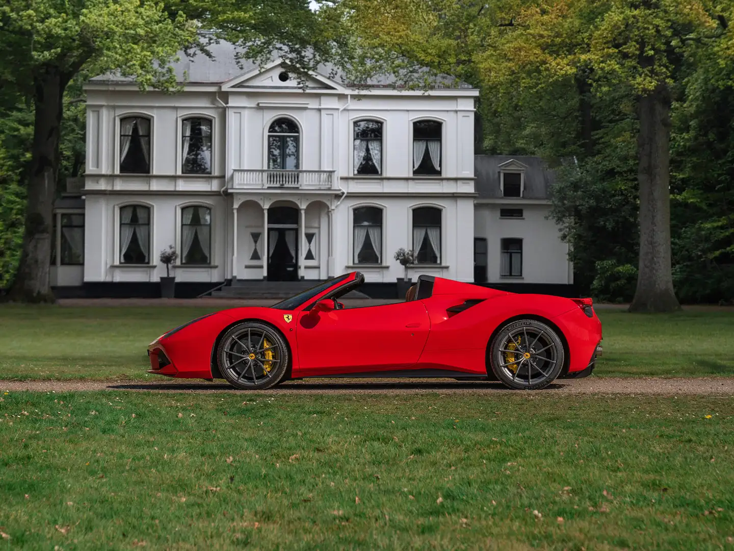 Ferrari 488 Spider | Front-lift | Pista wheels | Carbon stuur Rouge - 1
