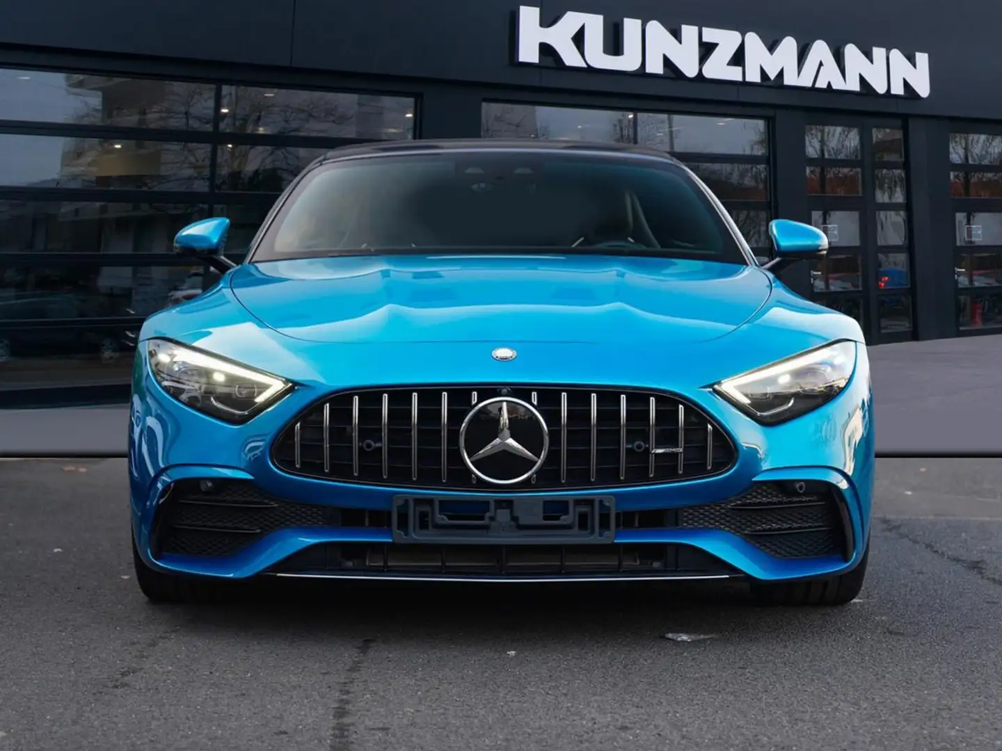Mercedes-Benz SL 43 AMG Distronic Head-Up Burmester Memory Bleu - 2