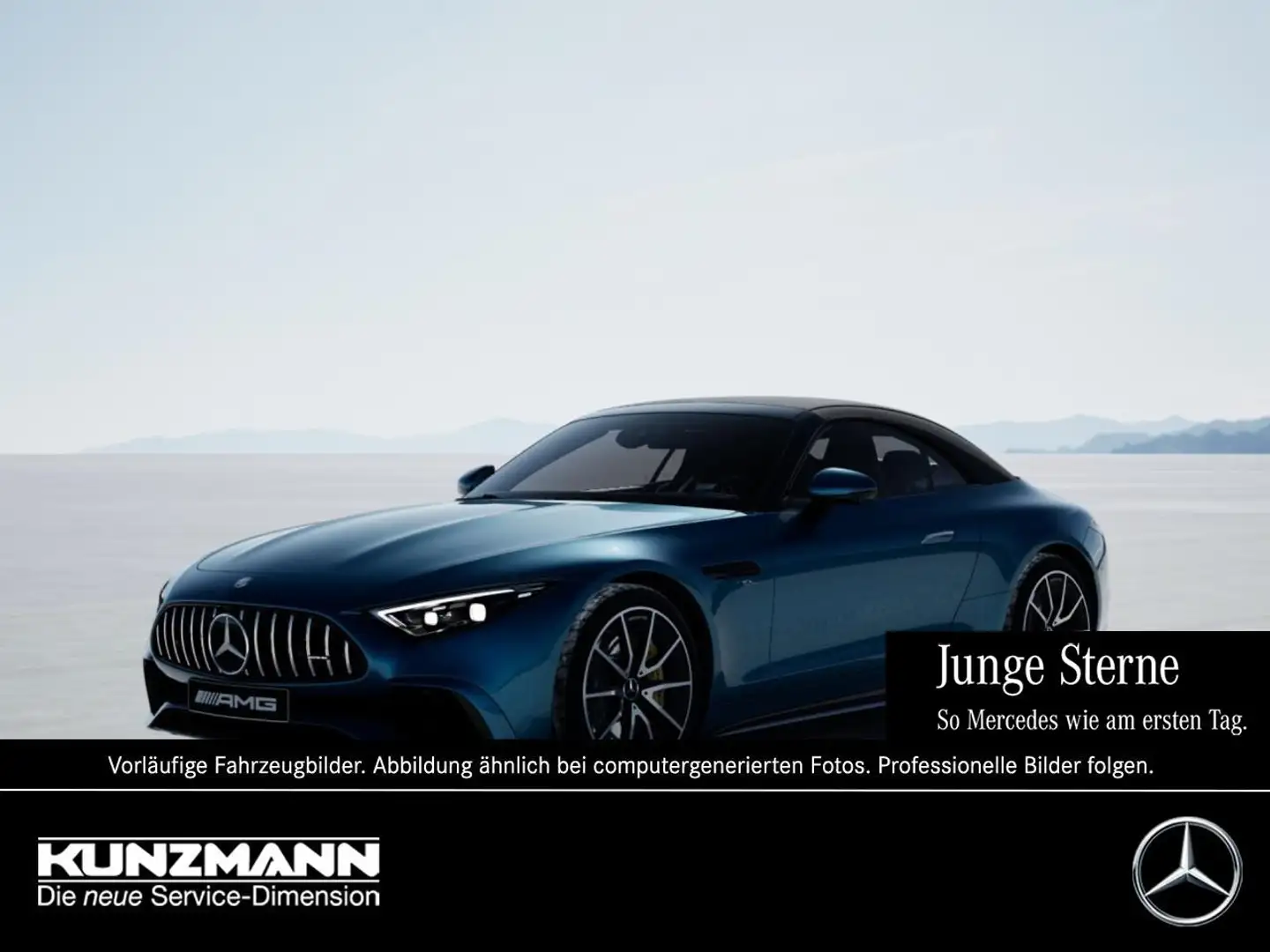 Mercedes-Benz SL 43 AMG Distronic Head-Up Burmester Memory Albastru - 1