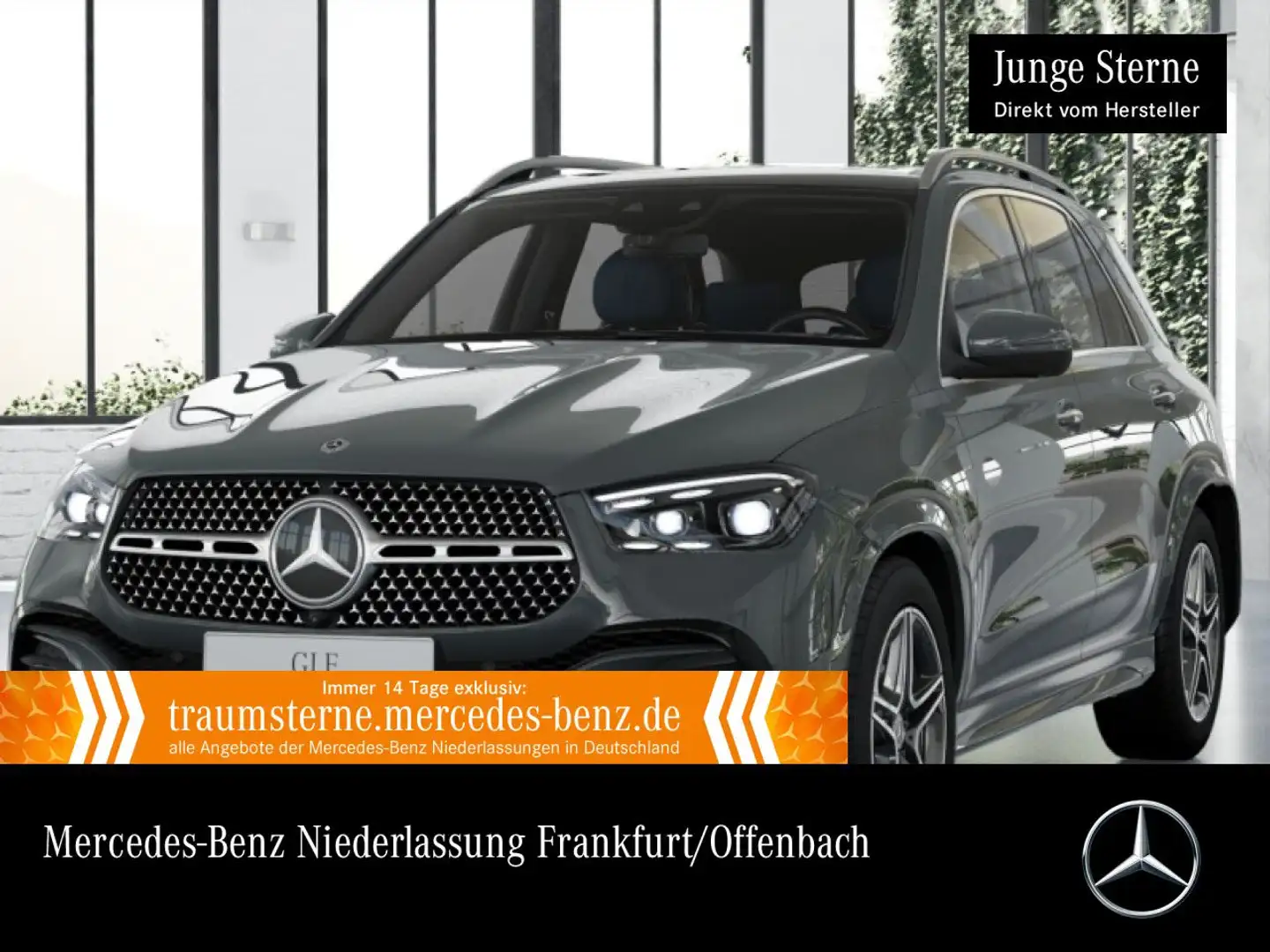 Mercedes-Benz GLE 450 4M AMG+PANO+360+MULTIBEAM+20"+HUD+SPUR+9G Grau - 1