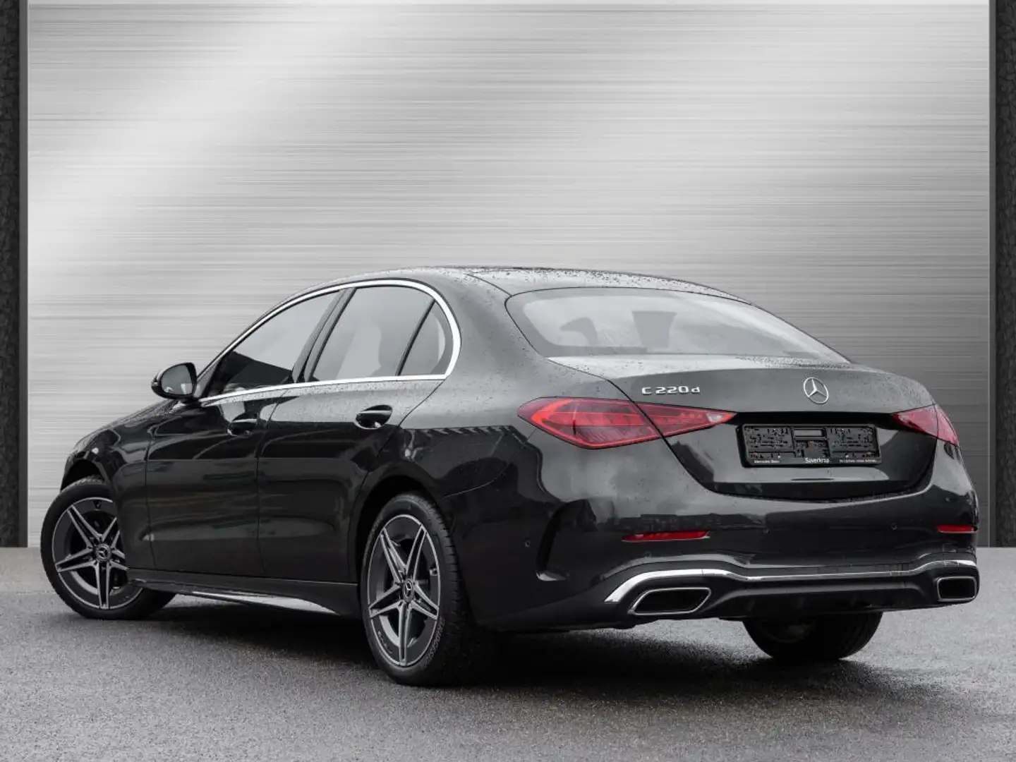 Mercedes-Benz C 220 d // AMG SPUR AHK DISTR KAMERA PDC SHZ Gris - 2