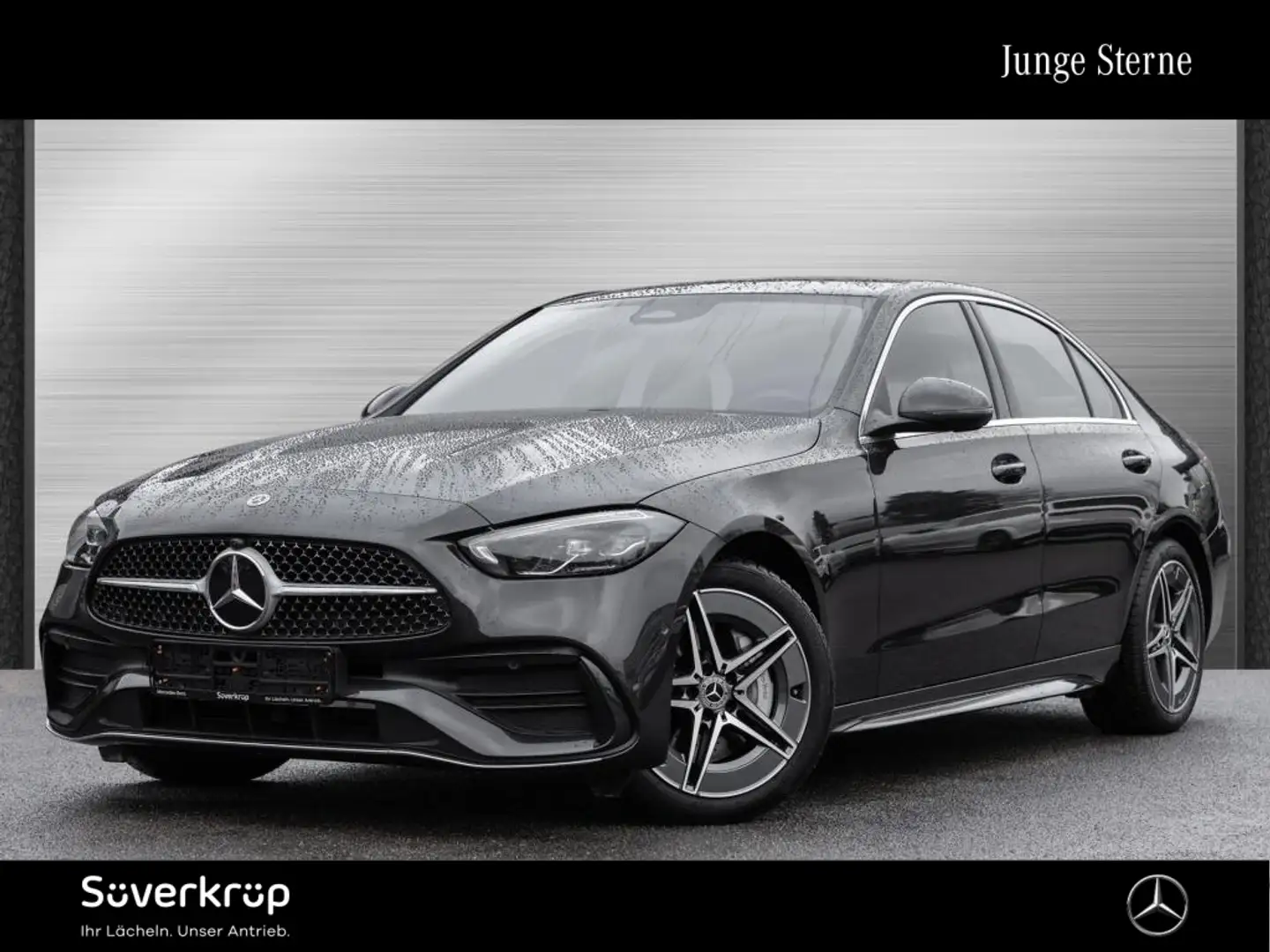 Mercedes-Benz C 220 d // AMG SPUR AHK DISTR KAMERA PDC SHZ Grigio - 1