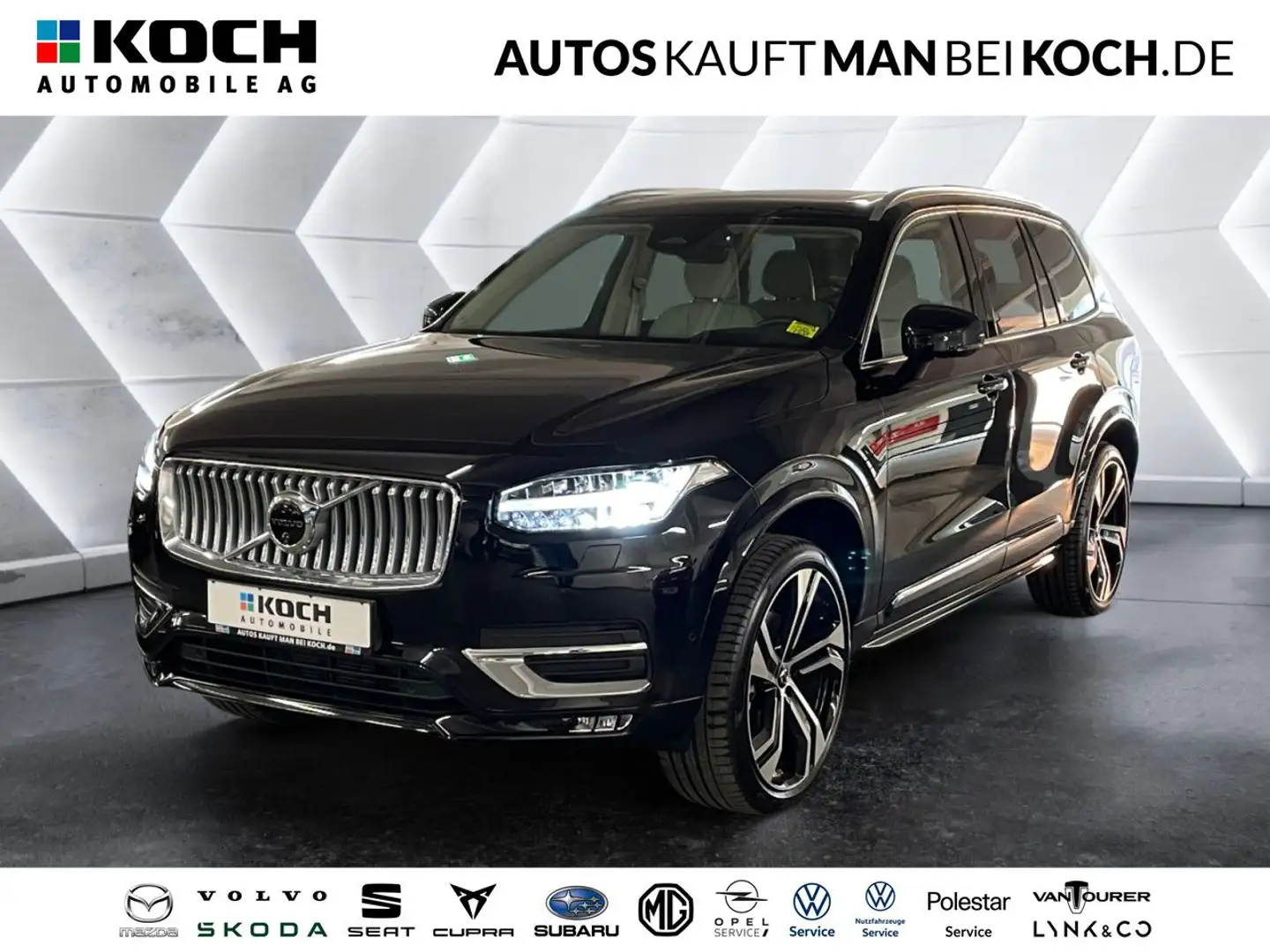 Volvo XC90 B5 B AWD Ultimate Bright PANO ACC BLIS HUD! Schwarz - 1