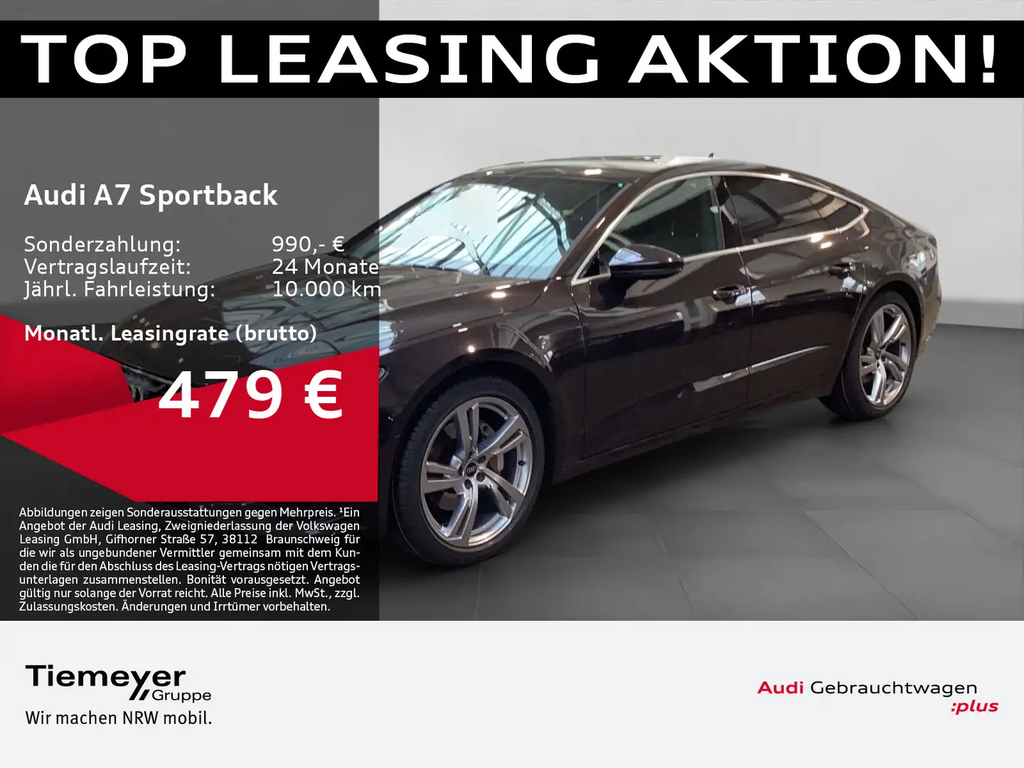 Audi A7 45 TDI UPE98 LM20 LEDER PANO KAMERA Braun - 1