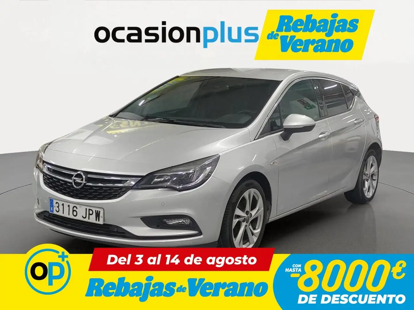 Opel Astra 1.6CDTi S/S Dynamic 110 Gris - 1