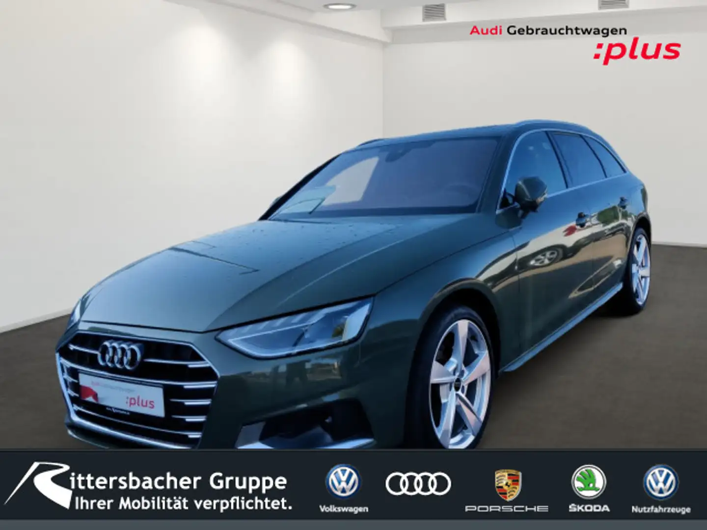 Audi A4 advanced 35 TFSI BusiPaket AHK PANO Pri Grün - 1