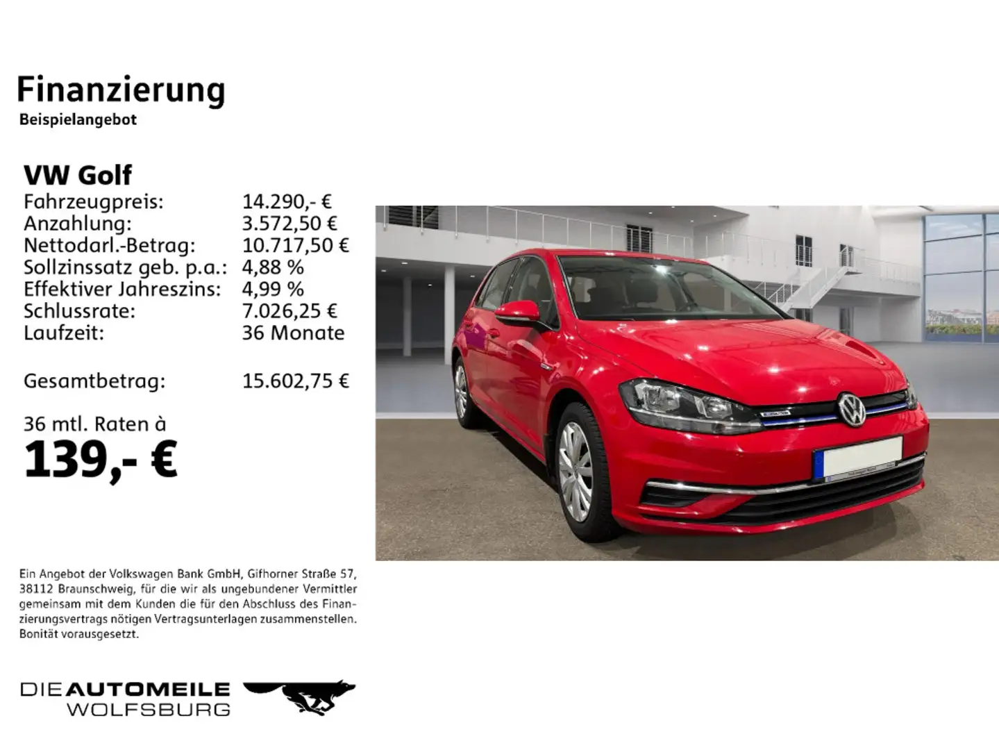 Volkswagen Golf 7 1.5TGI Comfortline KLIMA/SITZHEIZUNG/PDC Rot - 2