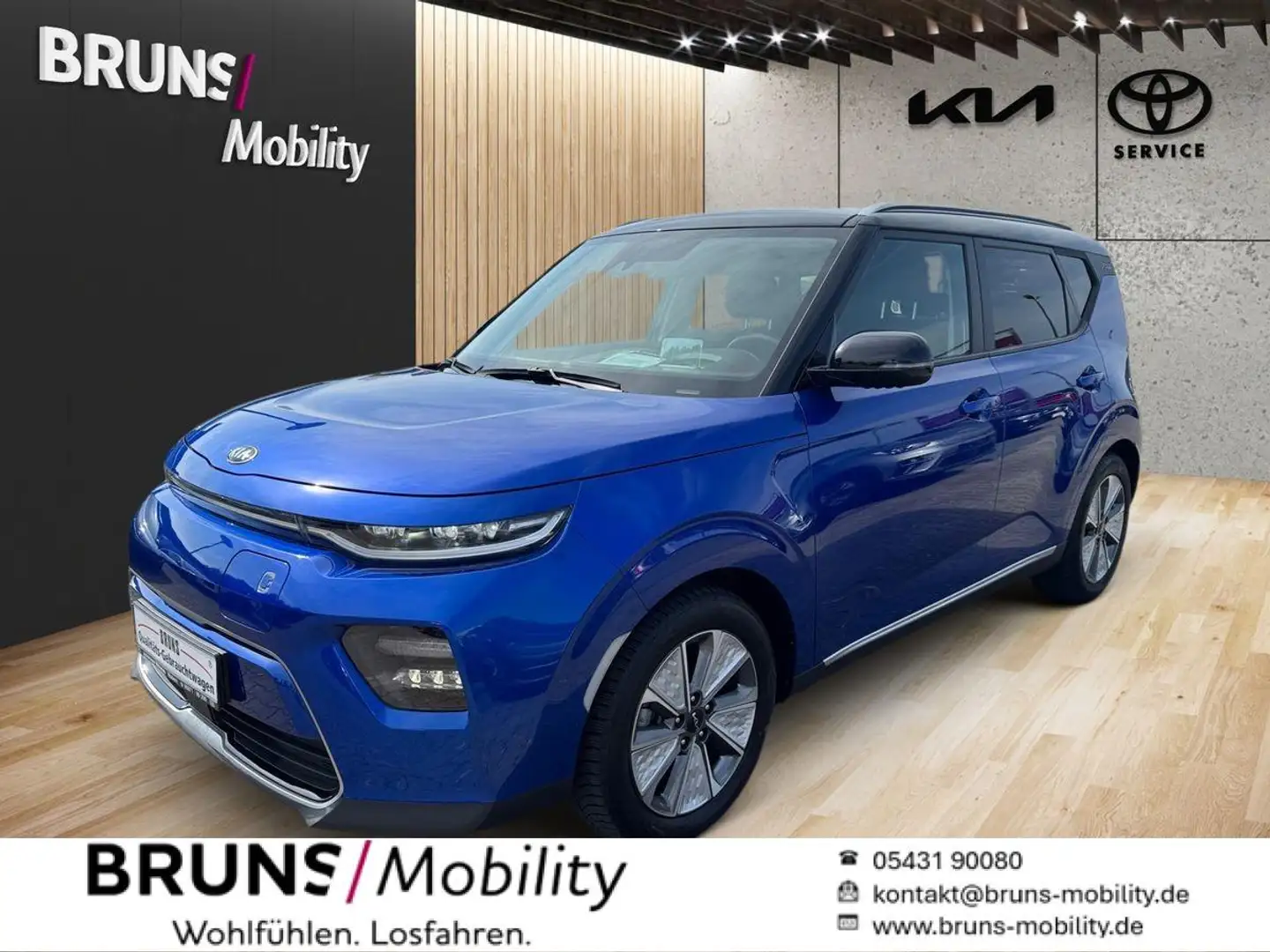 Kia Soul 64 kWh Spirit AHK Синій - 1