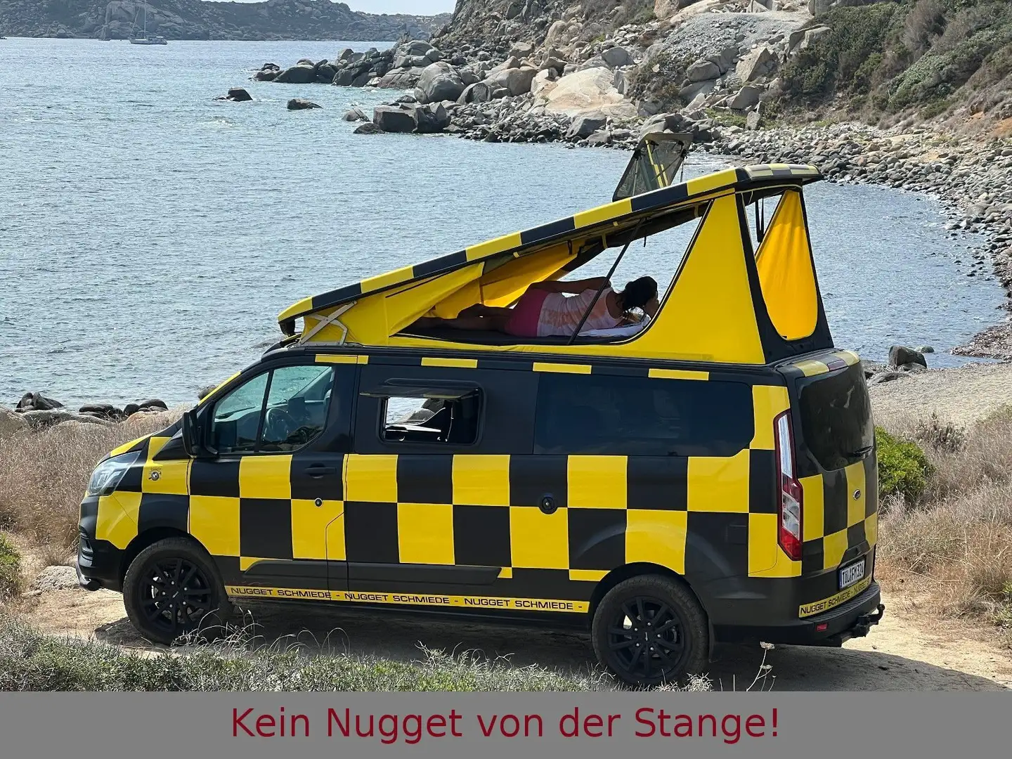 Ford Premium Custom Nugget Plus 150PS Aufstelldach Schwarz - 1