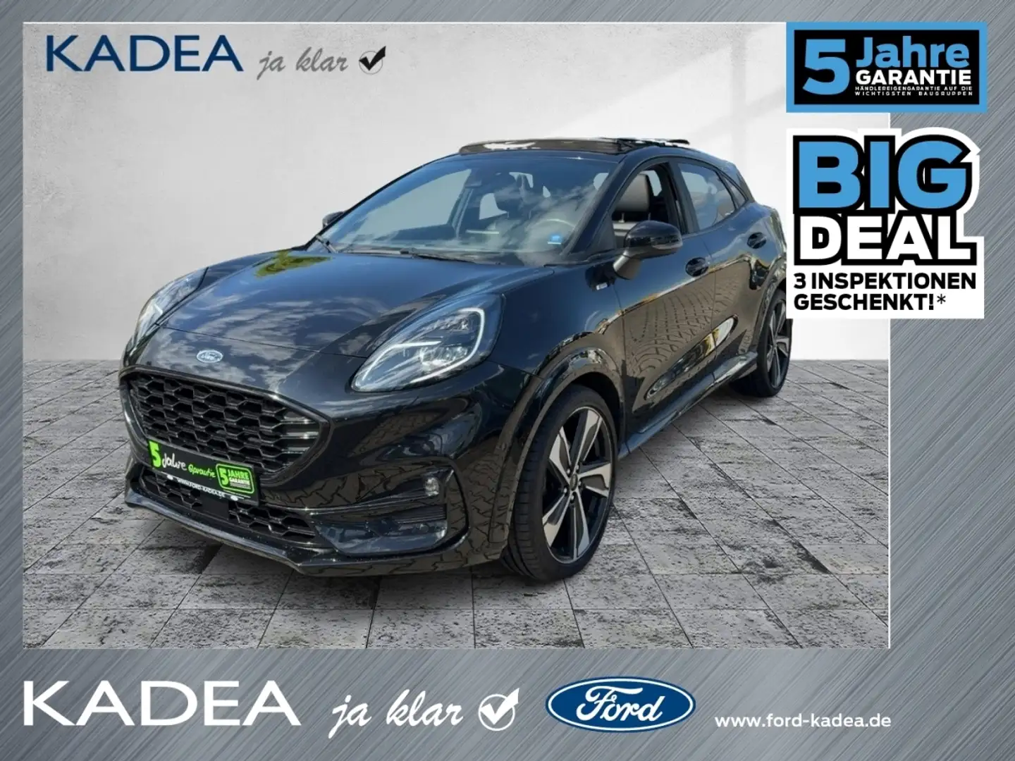 Ford Puma EcoBoost ST-Line X Panoramadach*ACC*KAMERA Zwart - 1
