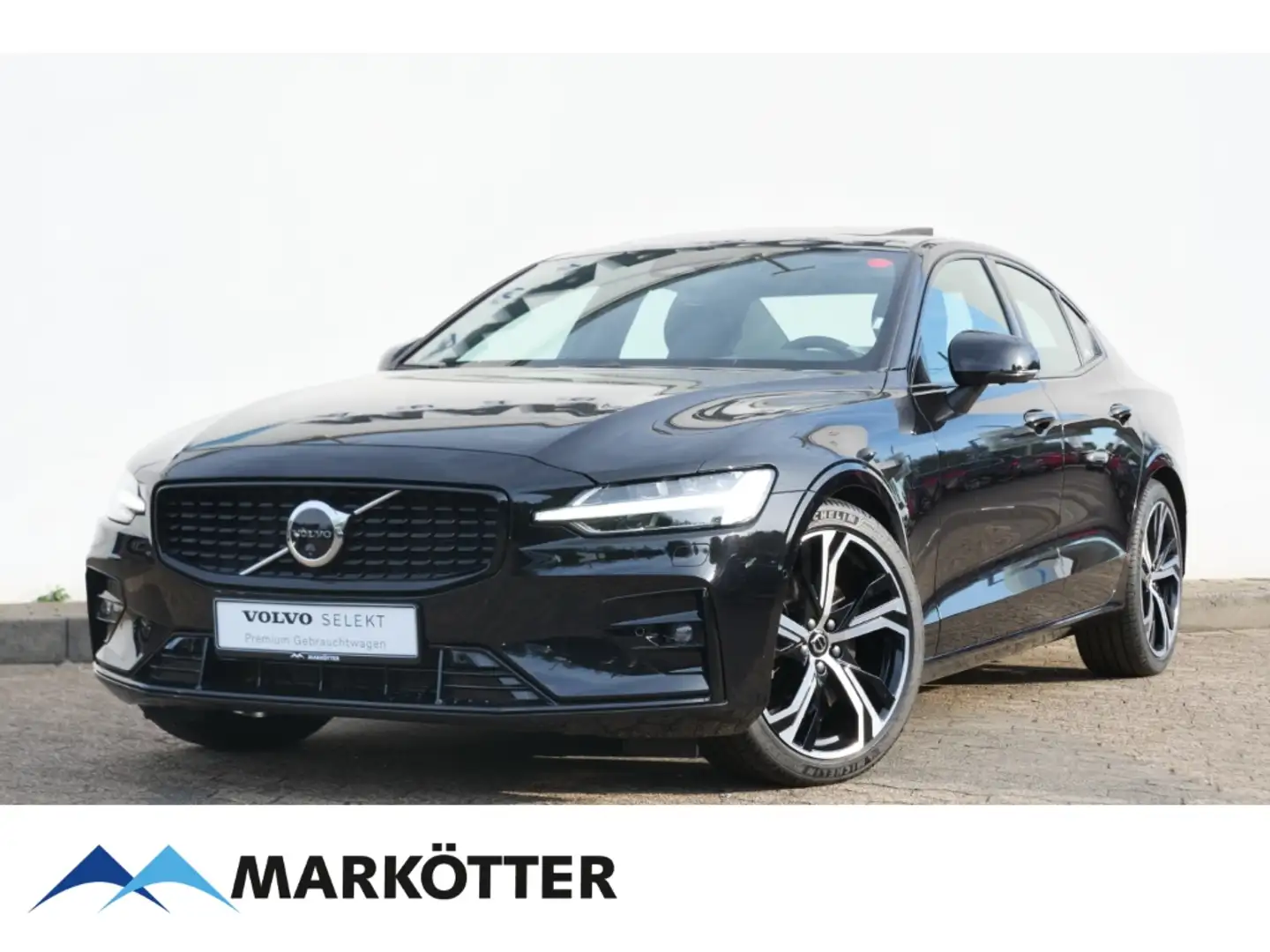 Volvo S60 B5 AWD Plus Dark STHZ/PANO/CAM/BLIS/ACC Schwarz - 1