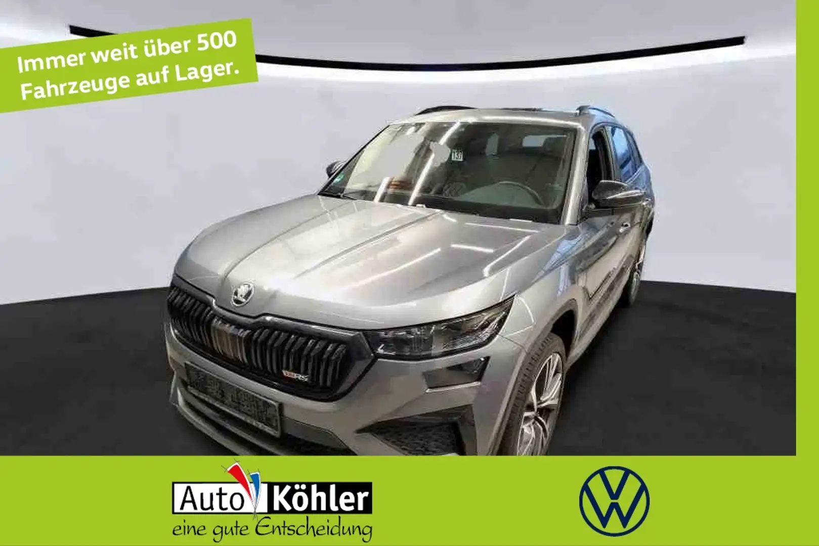 Skoda Kodiaq RS TSi DSG 4x4 Pano/CarPlay/ACC/AHK/LED Grau - 1