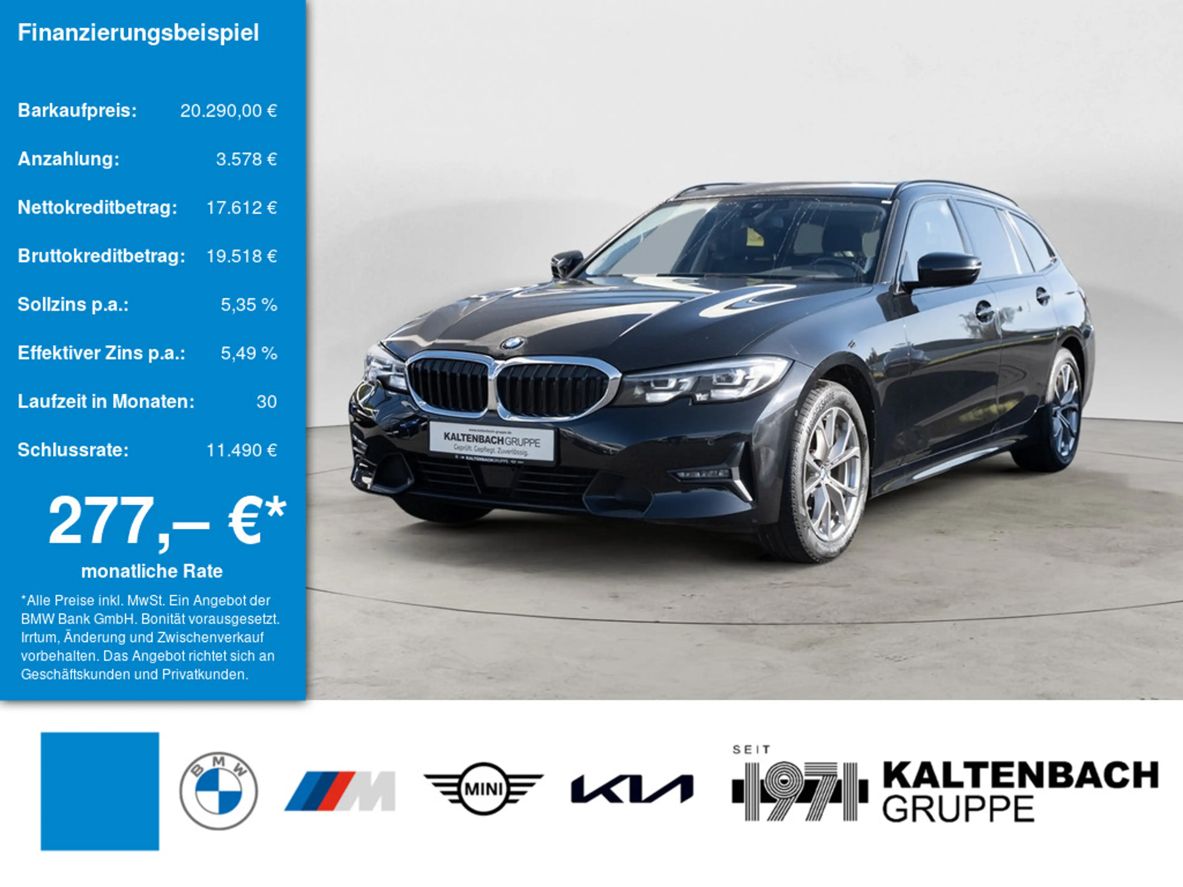 BMW 318 d Touring Sport Line LED ACC W-LAN NAVI