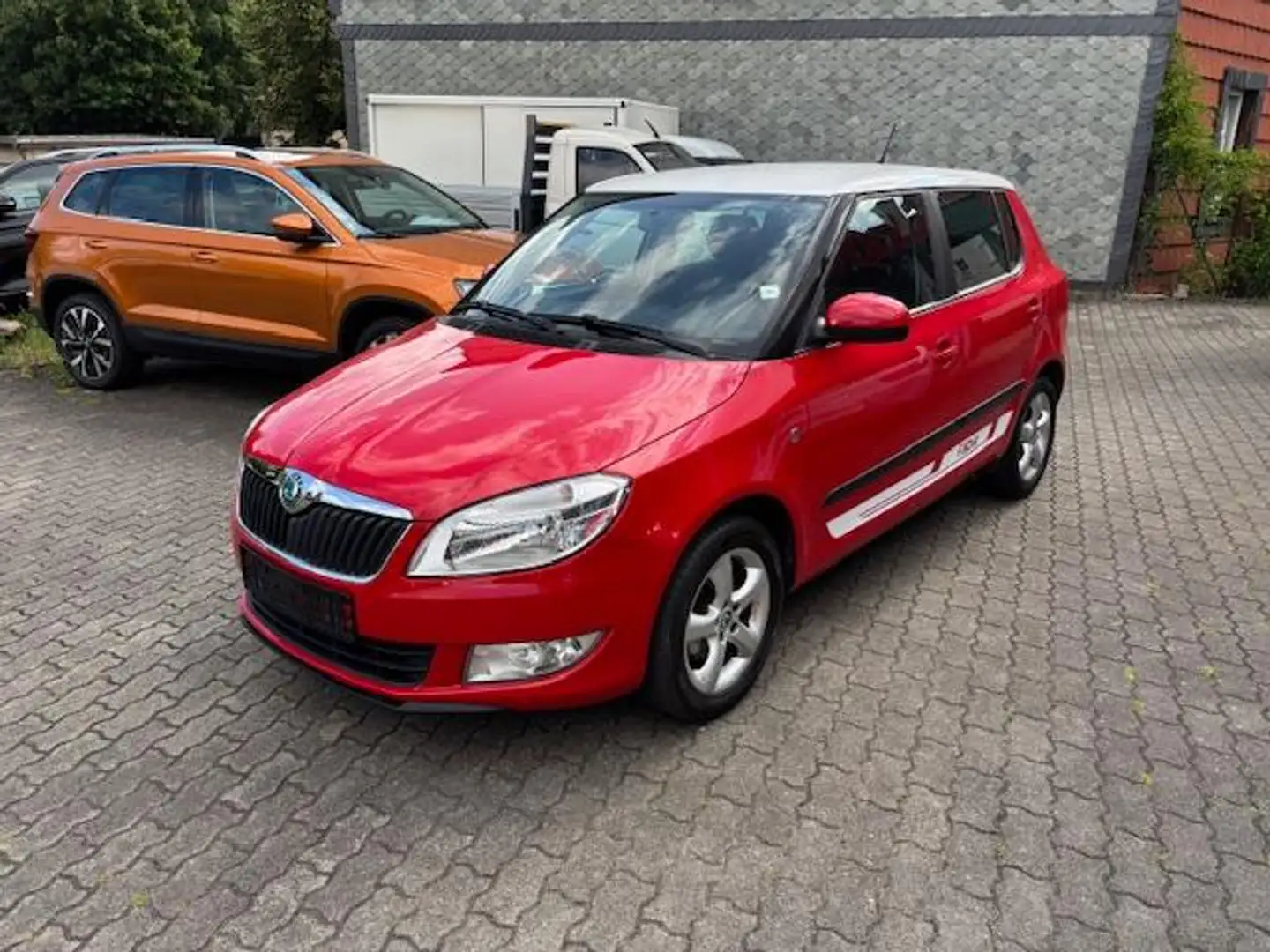 Skoda Fabia 1.2 TSI Sport Edition+KLIMA+ALU+ROT/WEISS Rot - 2