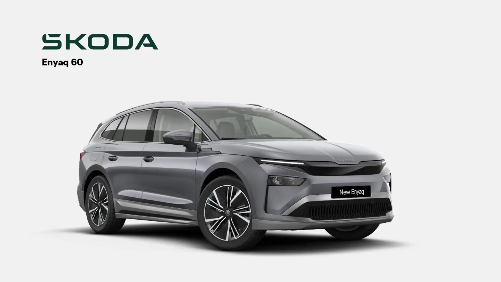 Skoda Enyaq 60*NAVI*MATRIX-LED*AHK*WÄRMEPUMPE*ACC*RFK* Grau - 2