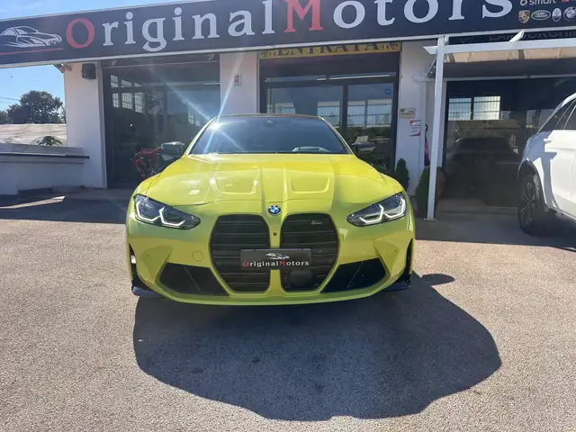 BMW M4 M4 G82 2020 Coupe 3.0 Competition auto/SEDILI M IN CARBONIO/HARMAN KARDON/RETRO CAMERA/FARI AL LASER/INTERNI IN CARBONIO