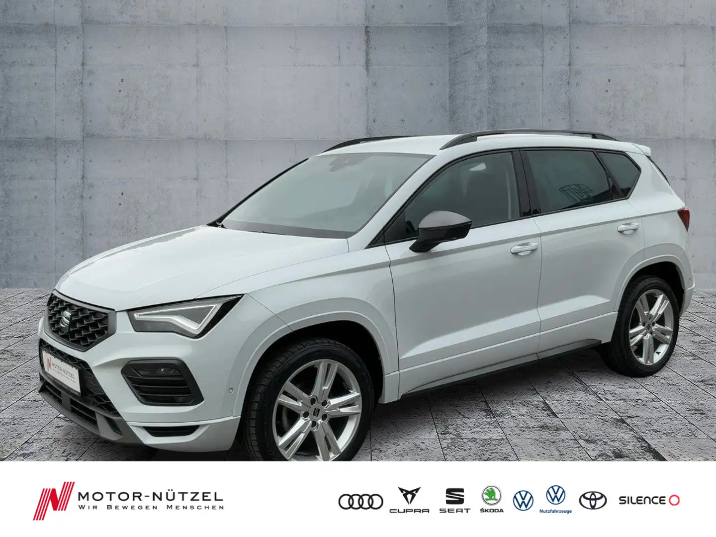SEAT Ateca 1.5 TSI DSG FR LED+NAV+AHK+ACC+SHZ+RFK+PLA Weiß - 1