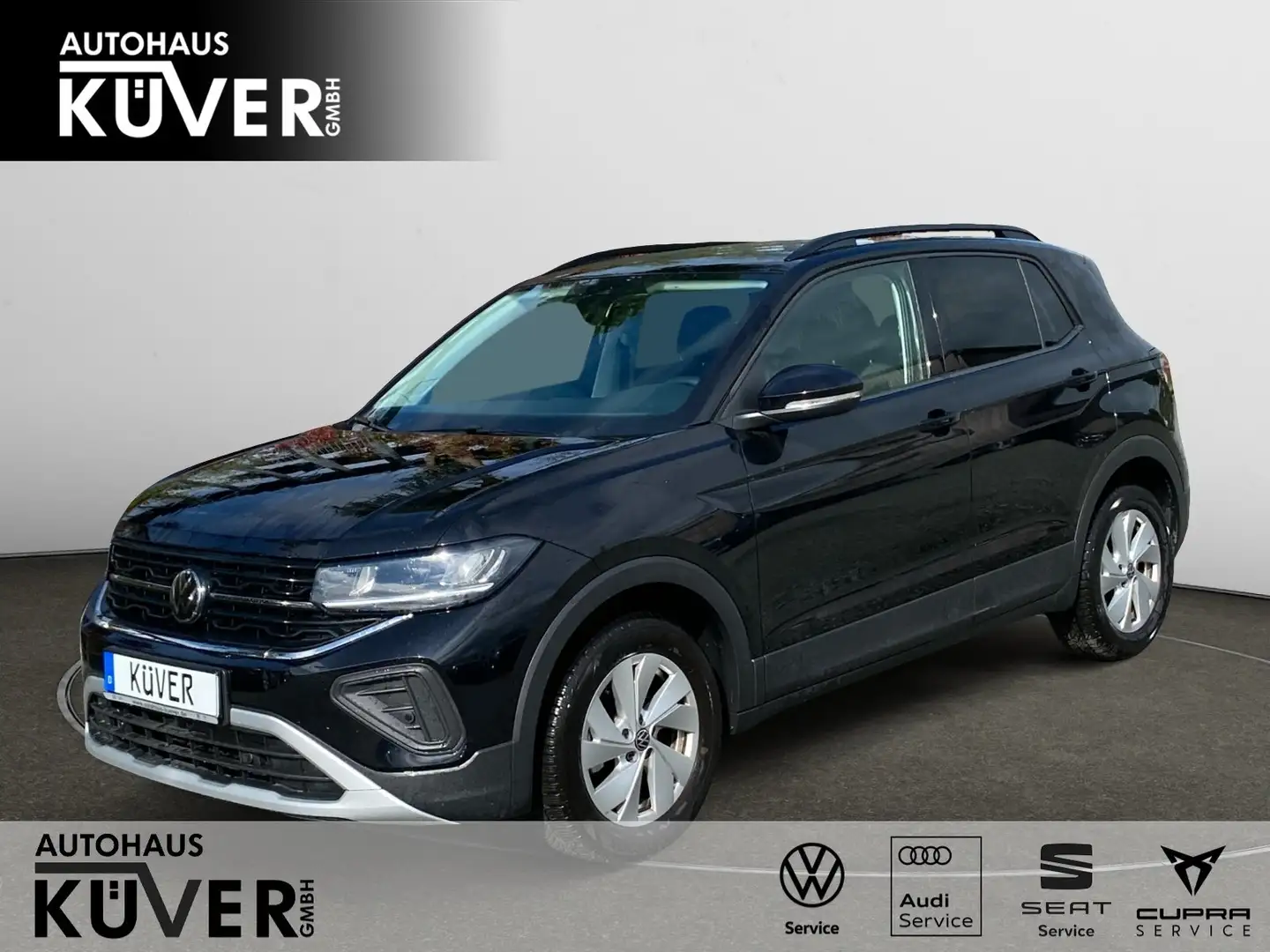 Volkswagen T-Cross Life 1.0 TSI DSG ACC+LED+Shzg.+16 AUT Schwarz - 1