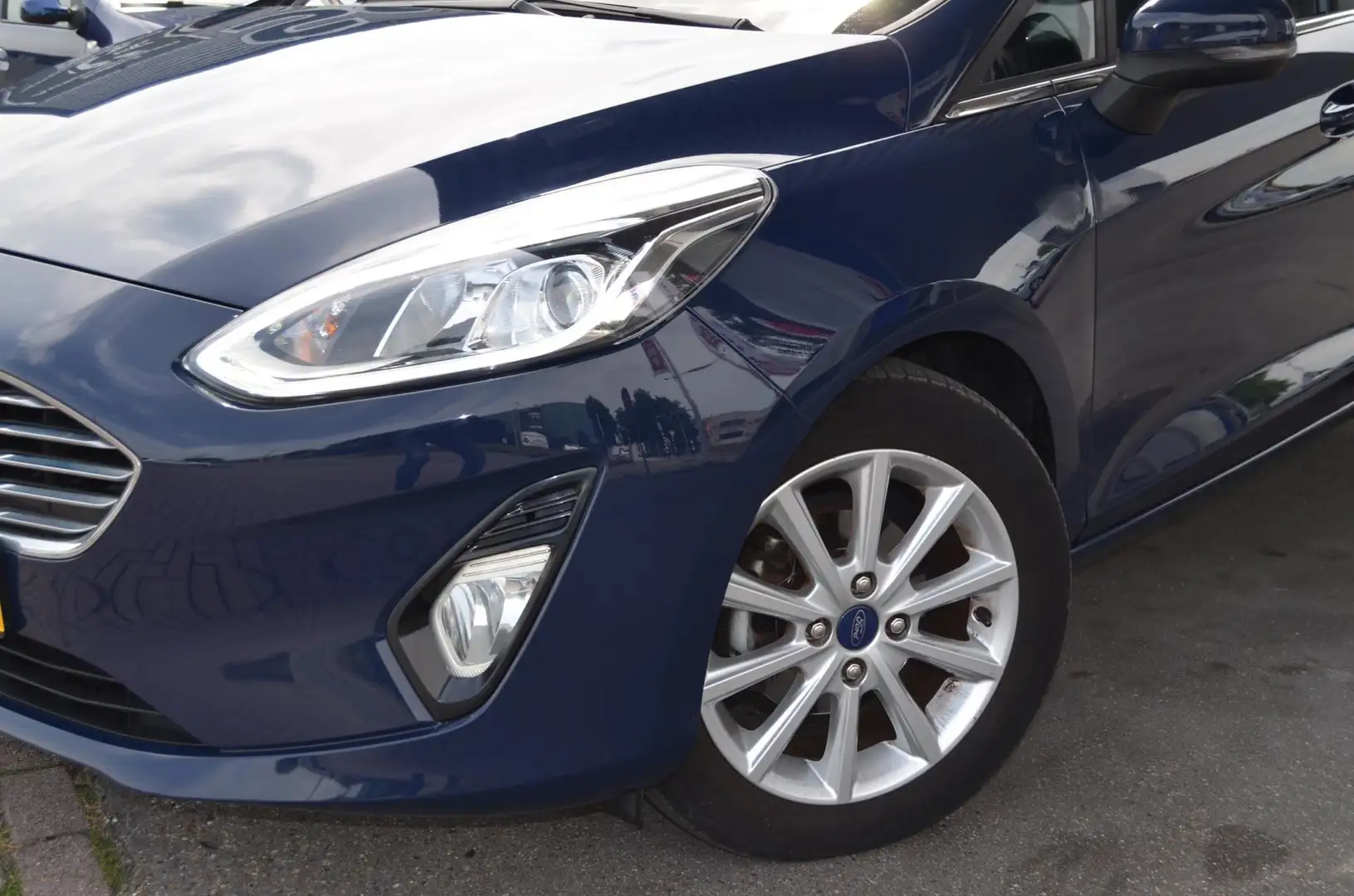 Ford Fiesta 1.0 EcoBoost Titanium|NAVI|STUUR&VOORRUIT VERW.|CA Blauw - 2
