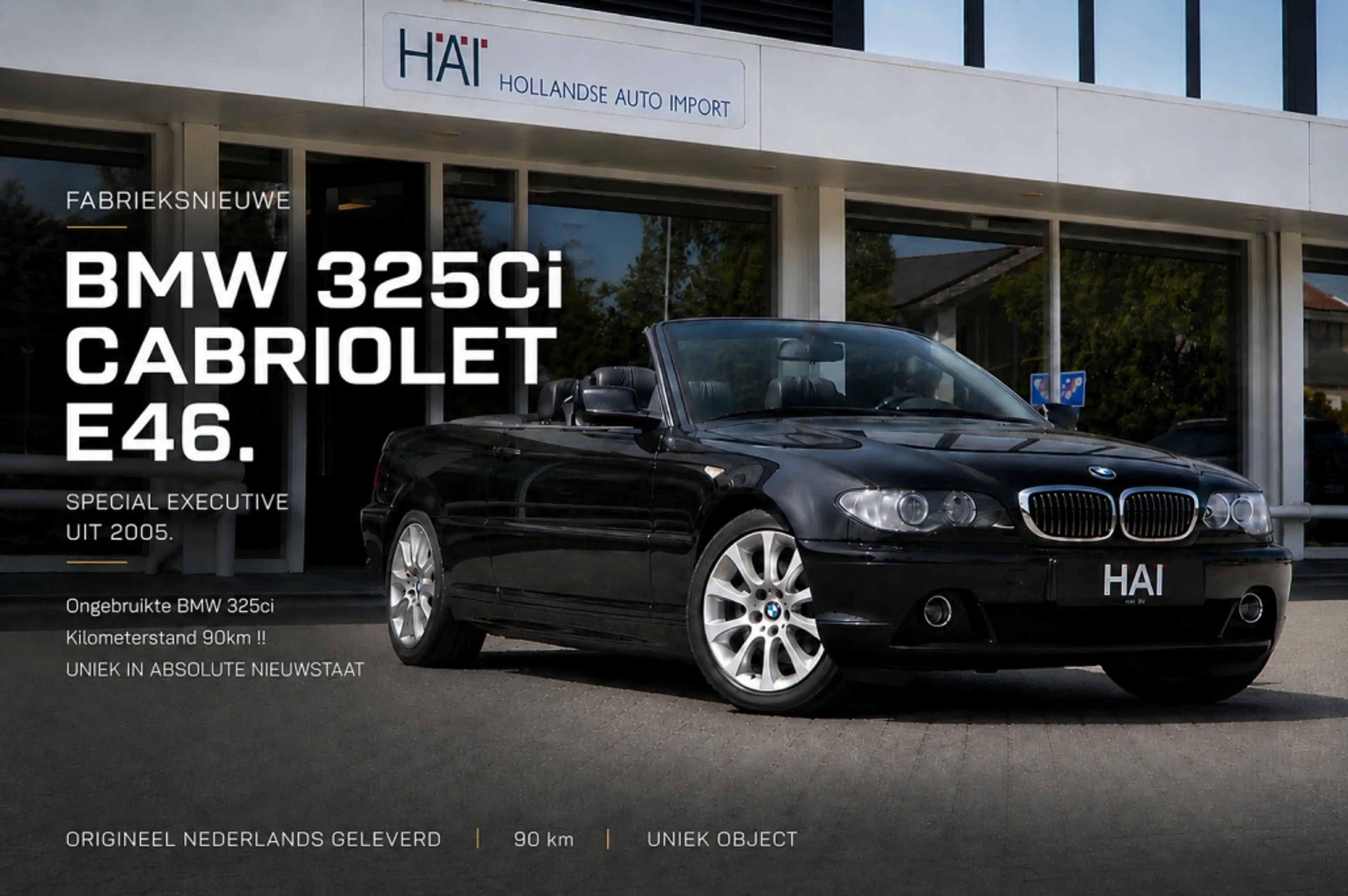 BMW 325 3-serie Cabrio 325Ci Special Executive NIEUW 90 KM