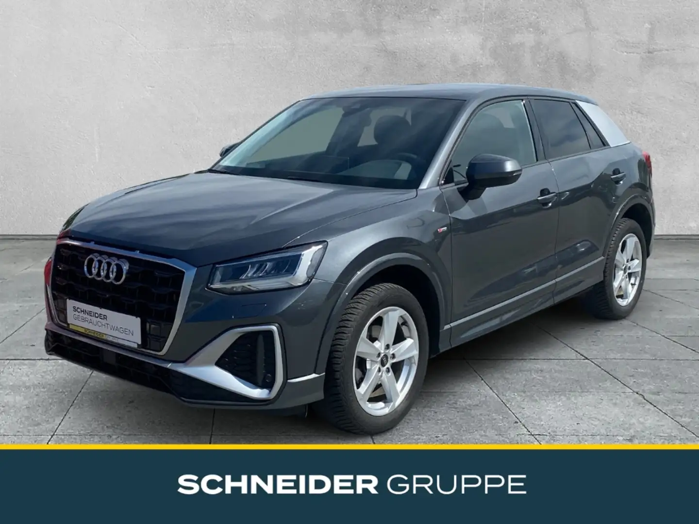 Audi Q2 35 TFSI S-LINE S line LED+NAVI+PDC+SHZ+DAB+KLIMA Grau - 1